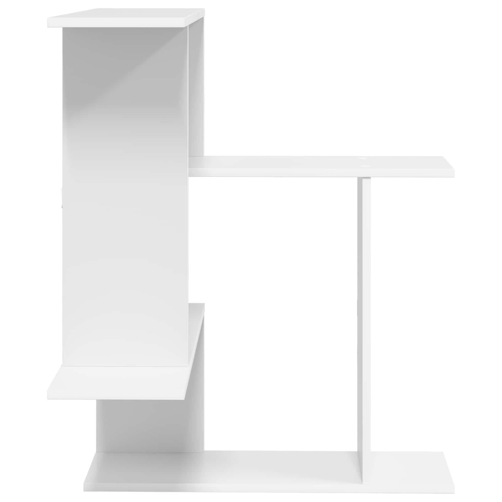 Sieninė lentyna Balta 67 x 67 x 87 cm Apdirbta mediena