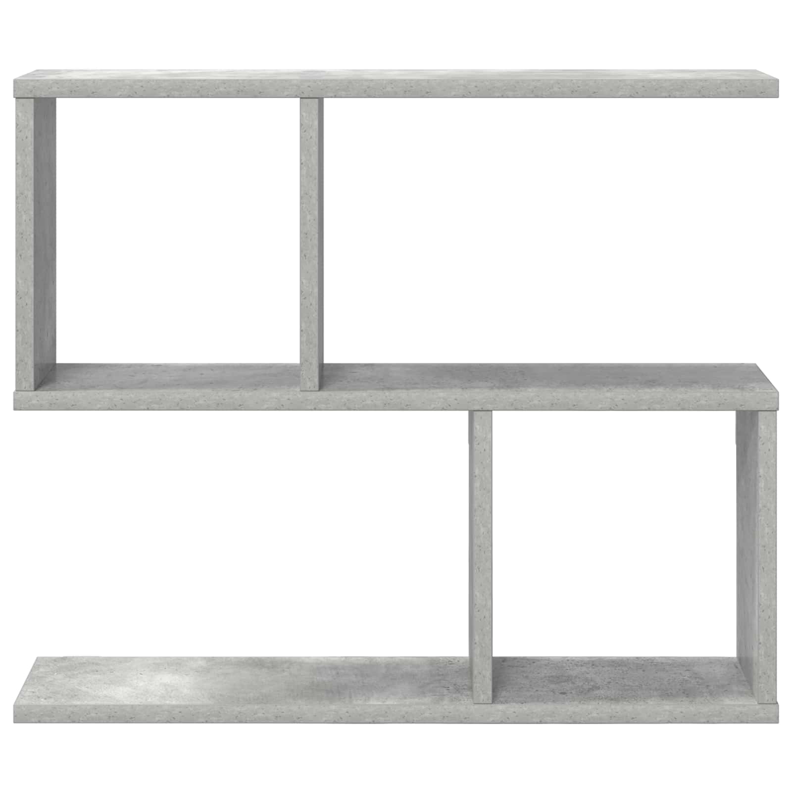 Sieninė lentyna Betono pilka 60 x 12 x 50,5 cm Apdirbta mediena