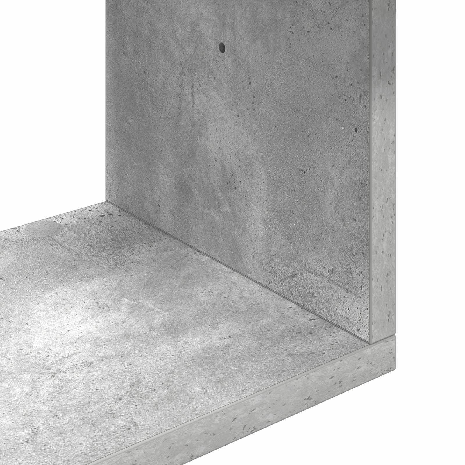 Sieninė lentyna Betono pilka 100 x 12 x 50,5 cm