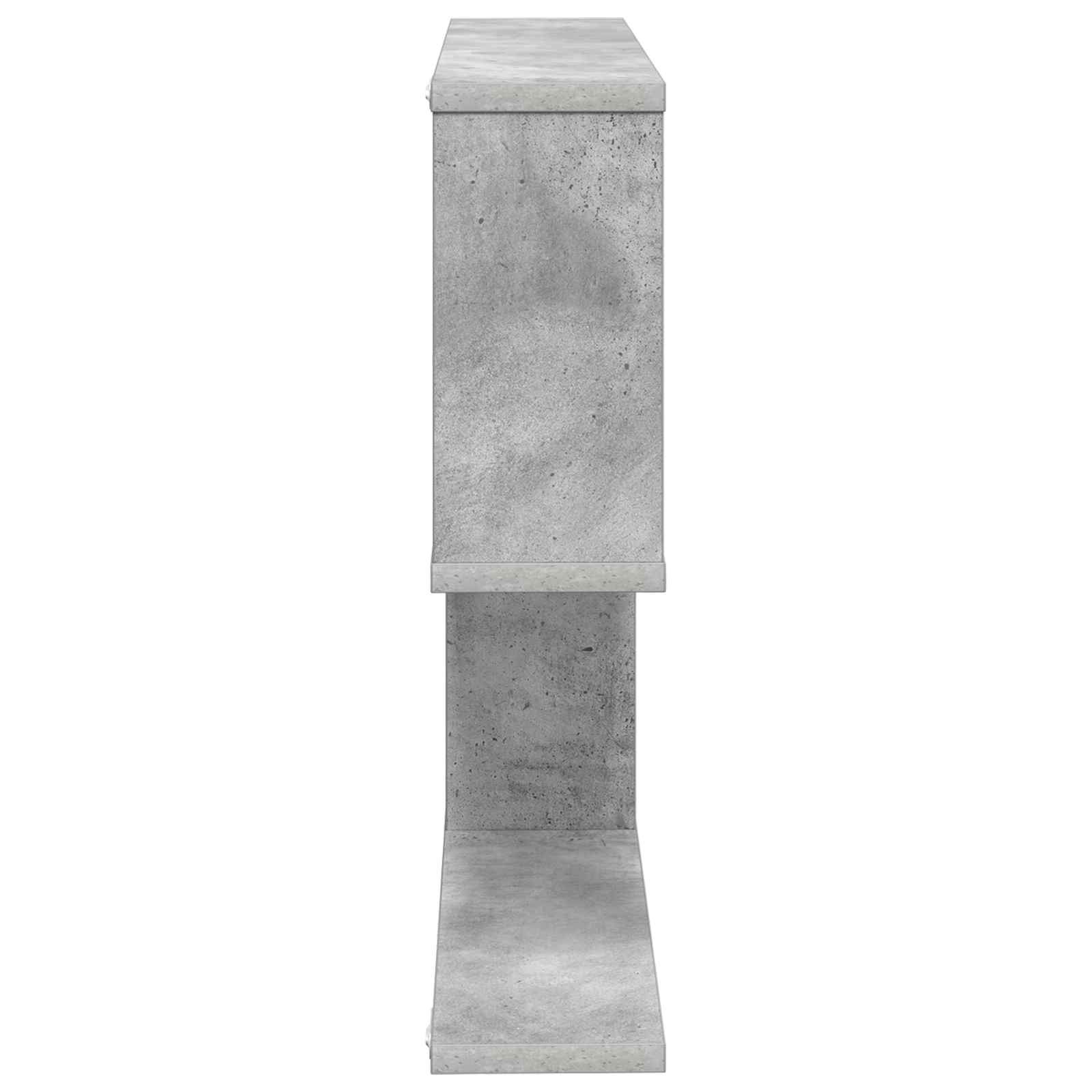 Sieninė lentyna Betono pilka 100 x 12 x 50,5 cm