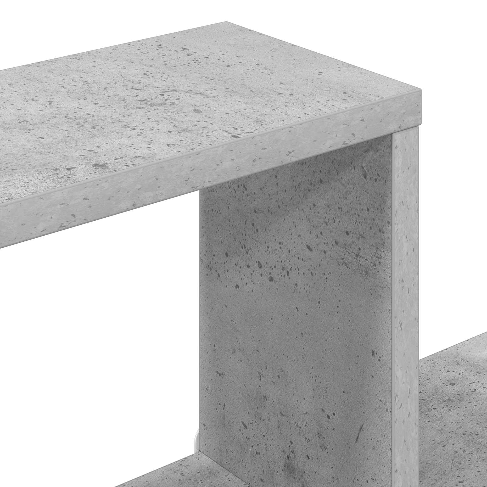 Sieninis televizoriaus stovas Betono pilka 200 x 15 x 94 cm