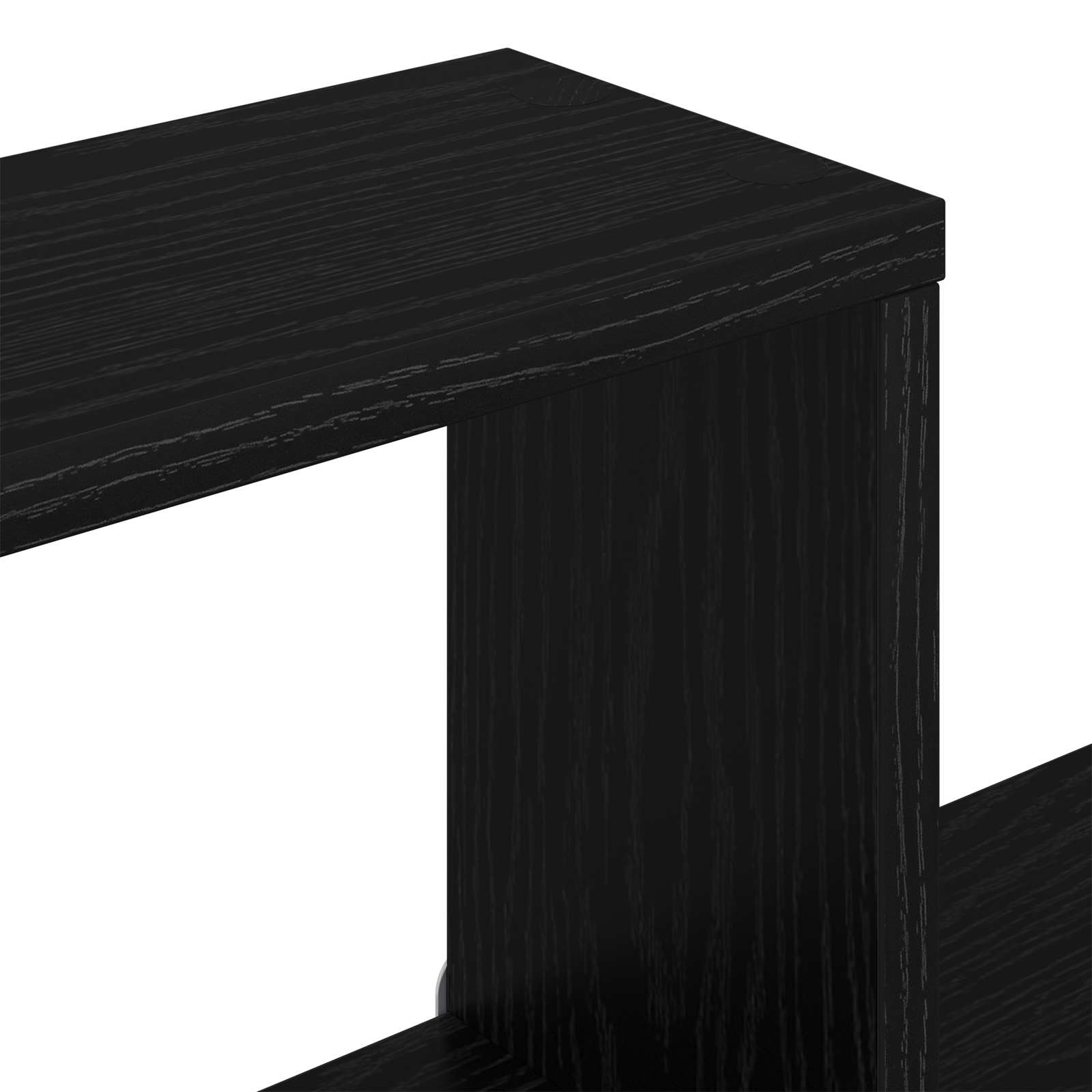 Plaukiojančios lentynos 2 pcs Juodojo ąžuolo 80 x 15 x 30 cm