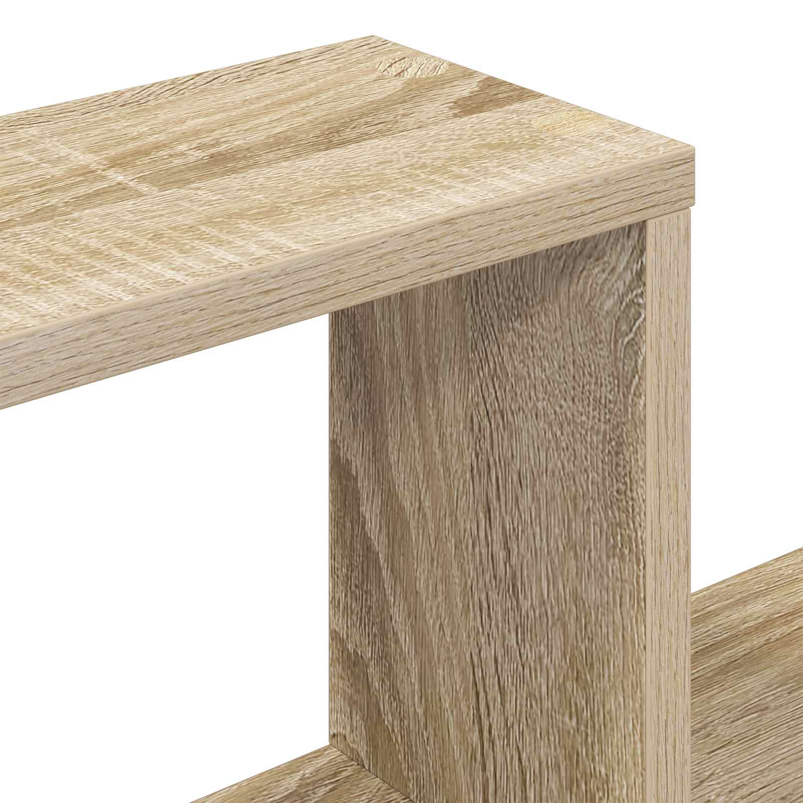 Plaukiojančios lentynos 2 pcs Sonoma ąžuolas 80 x 15 x 30 cm