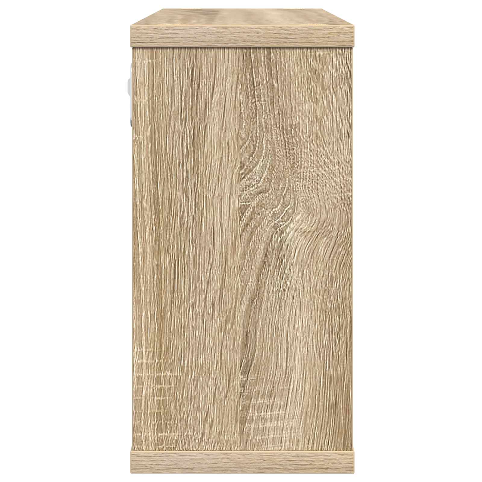 Plaukiojančios lentynos 2 pcs Sonoma ąžuolas 80 x 15 x 30 cm