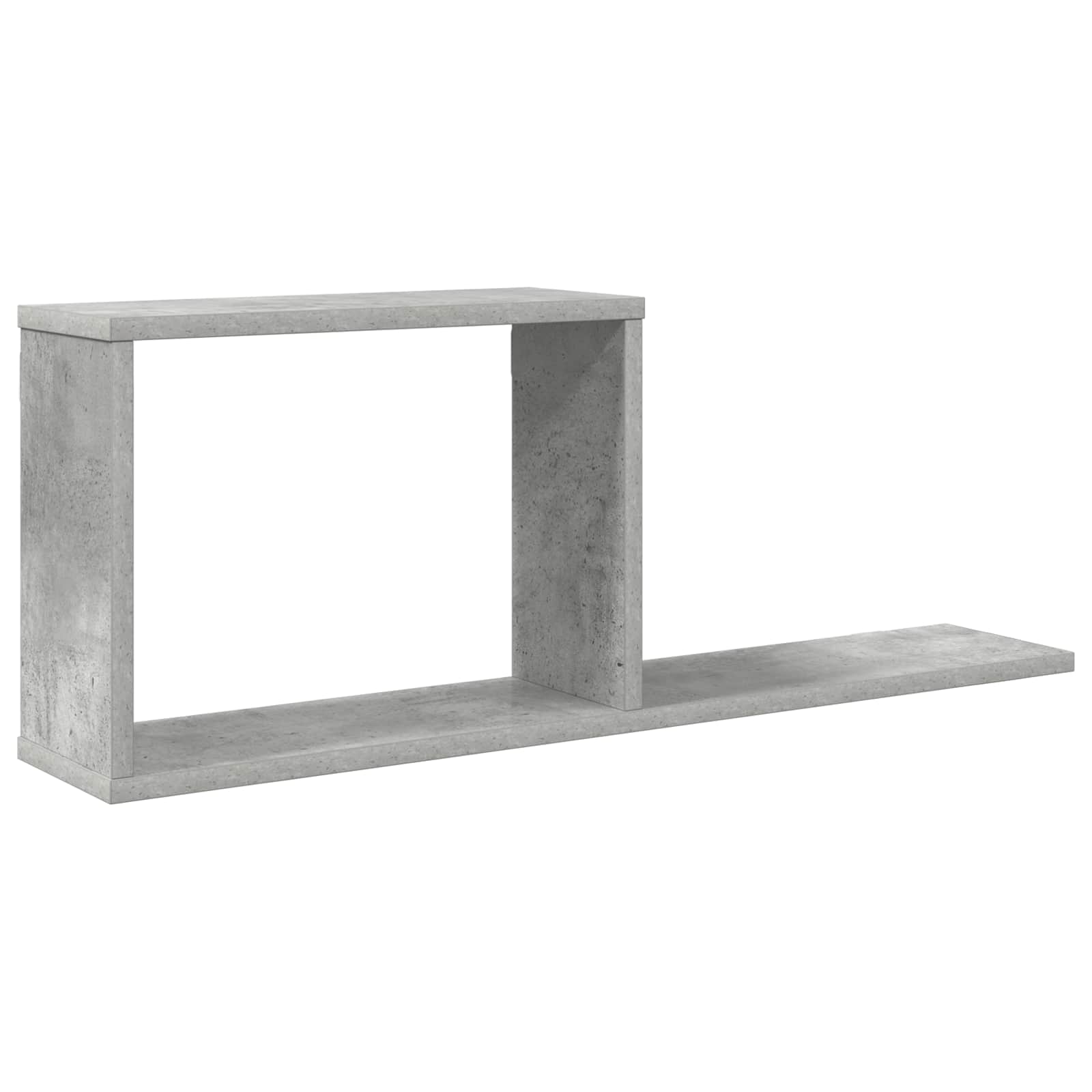 Plaukiojančios lentynos Betono pilka 80 x 15 x 30 cm