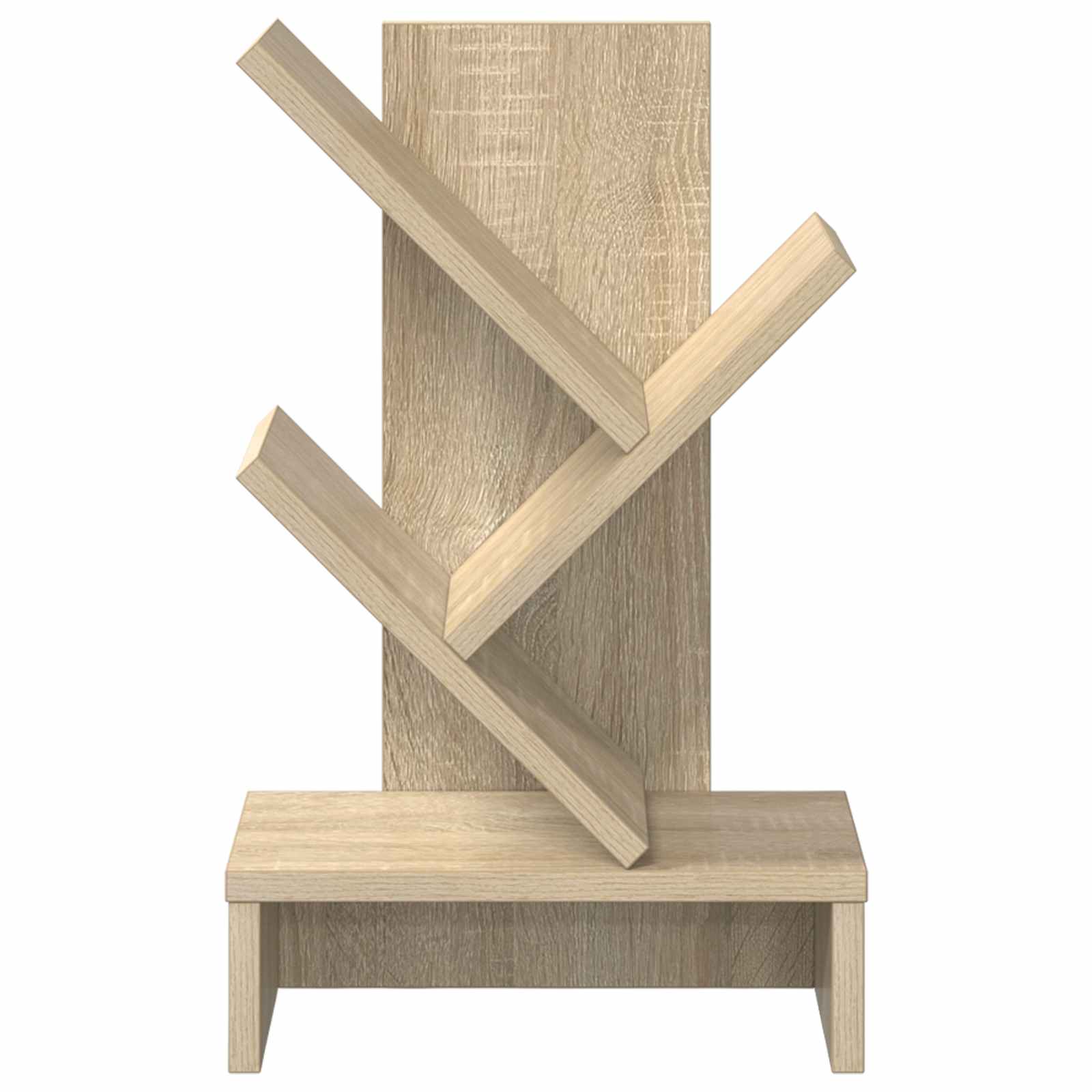 Medinė knygų lentyna 3 aukštų 30 x 18 x 48 cm Apdirbta mediena