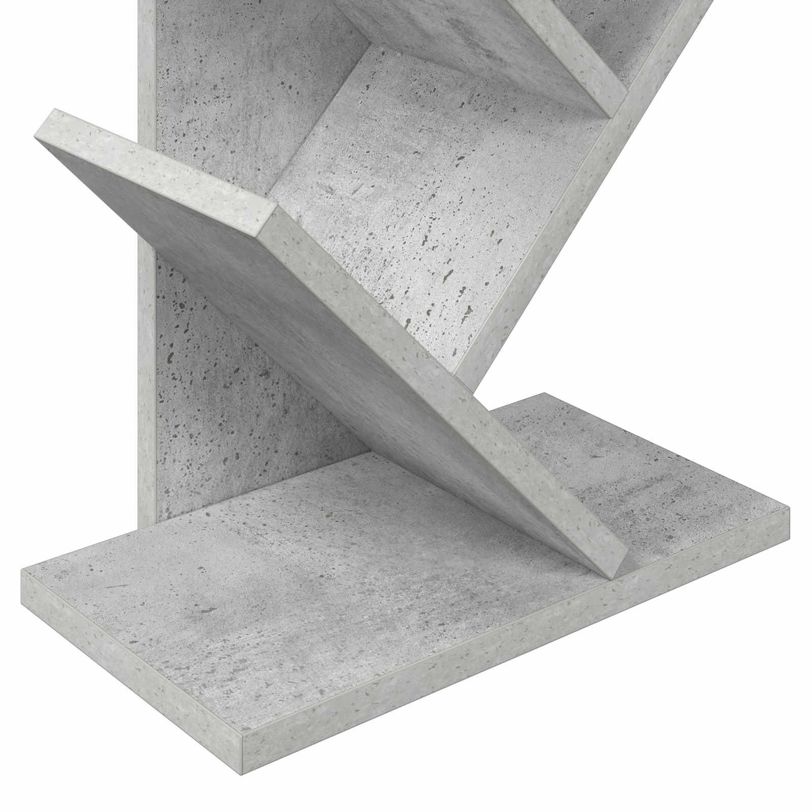 Medinis bibliotekos stovas 6-lygių 30 x 18 x 100 cm