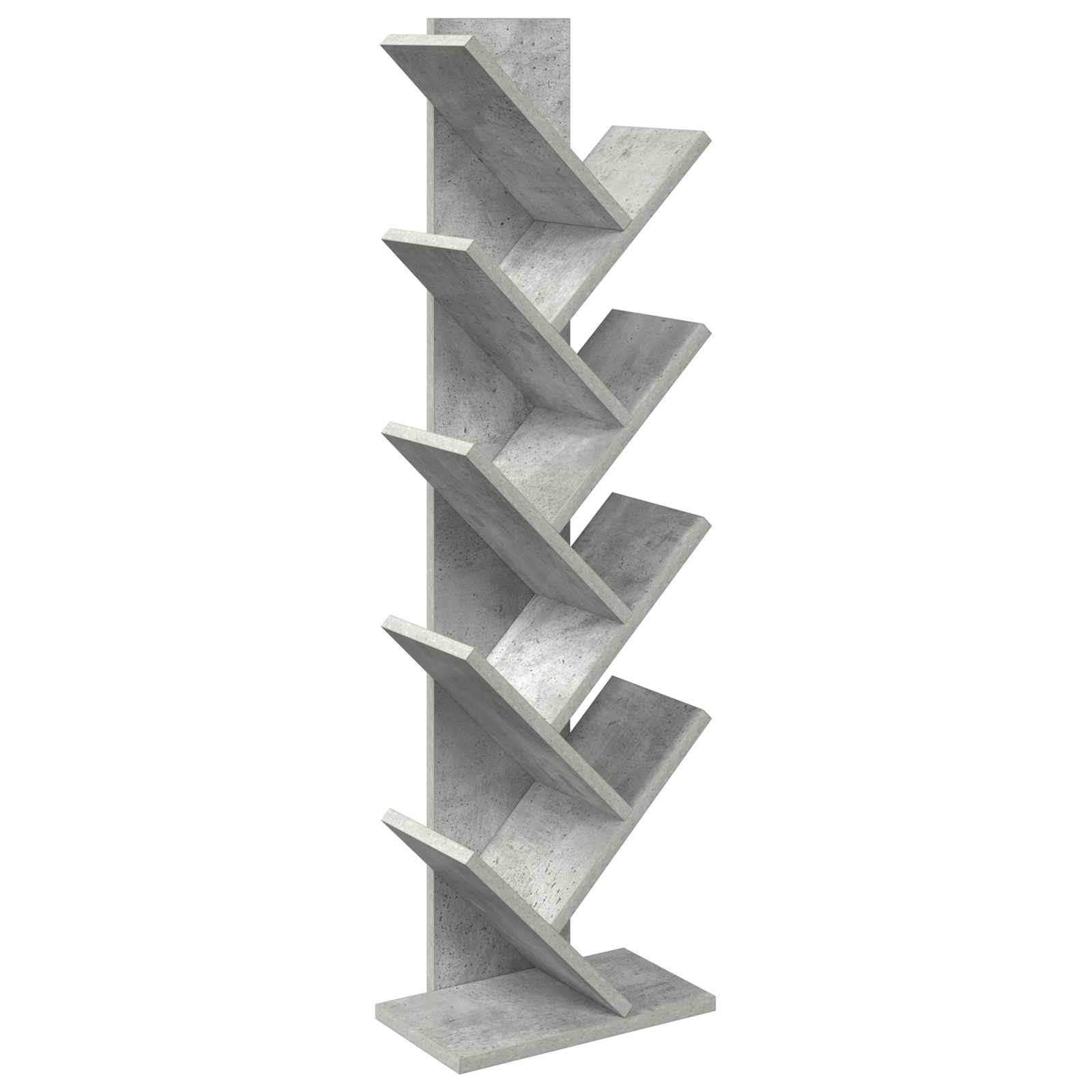 Medinis bibliotekos stovas 6-lygių 30 x 18 x 100 cm