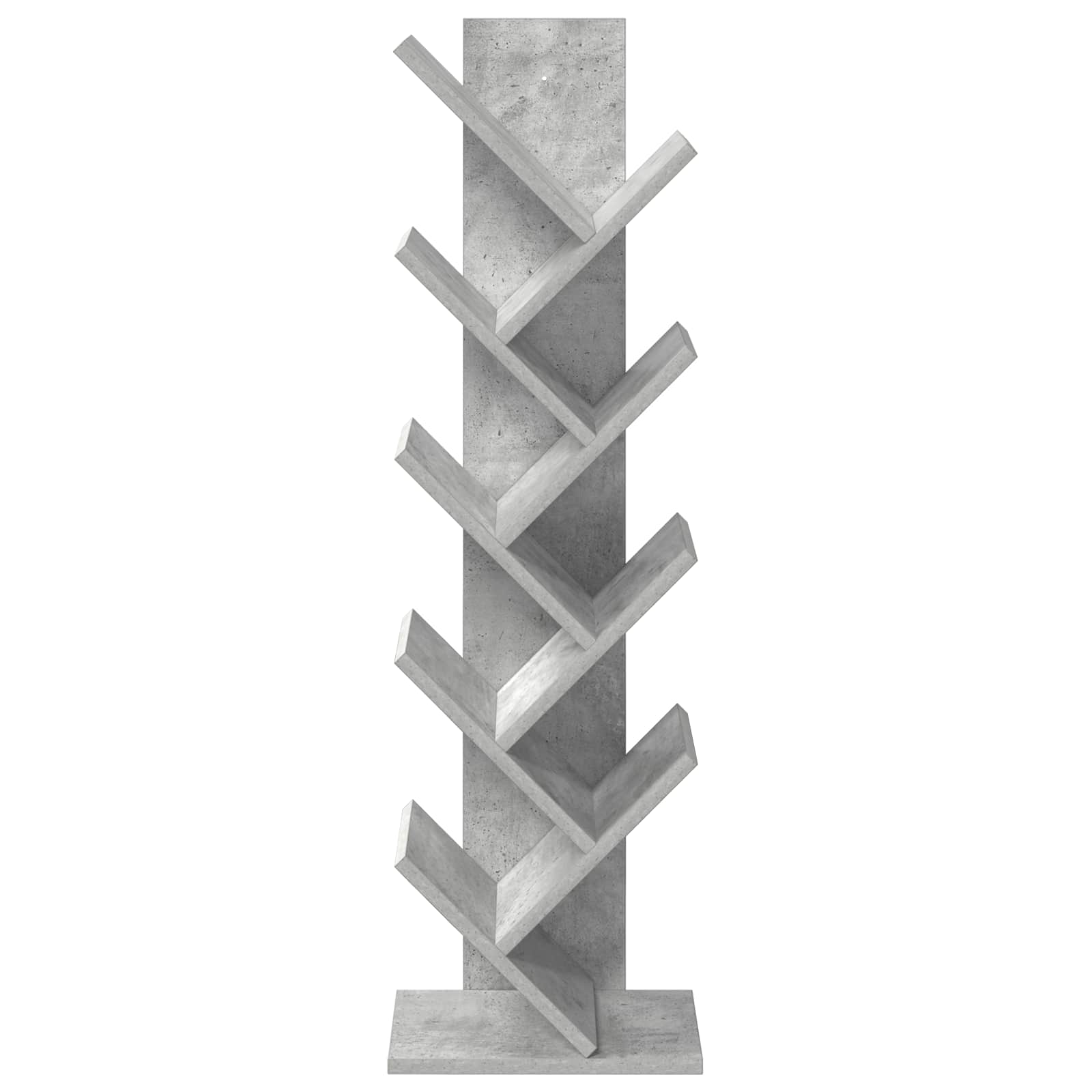 Medinis bibliotekos stovas 6-lygių 30 x 18 x 100 cm