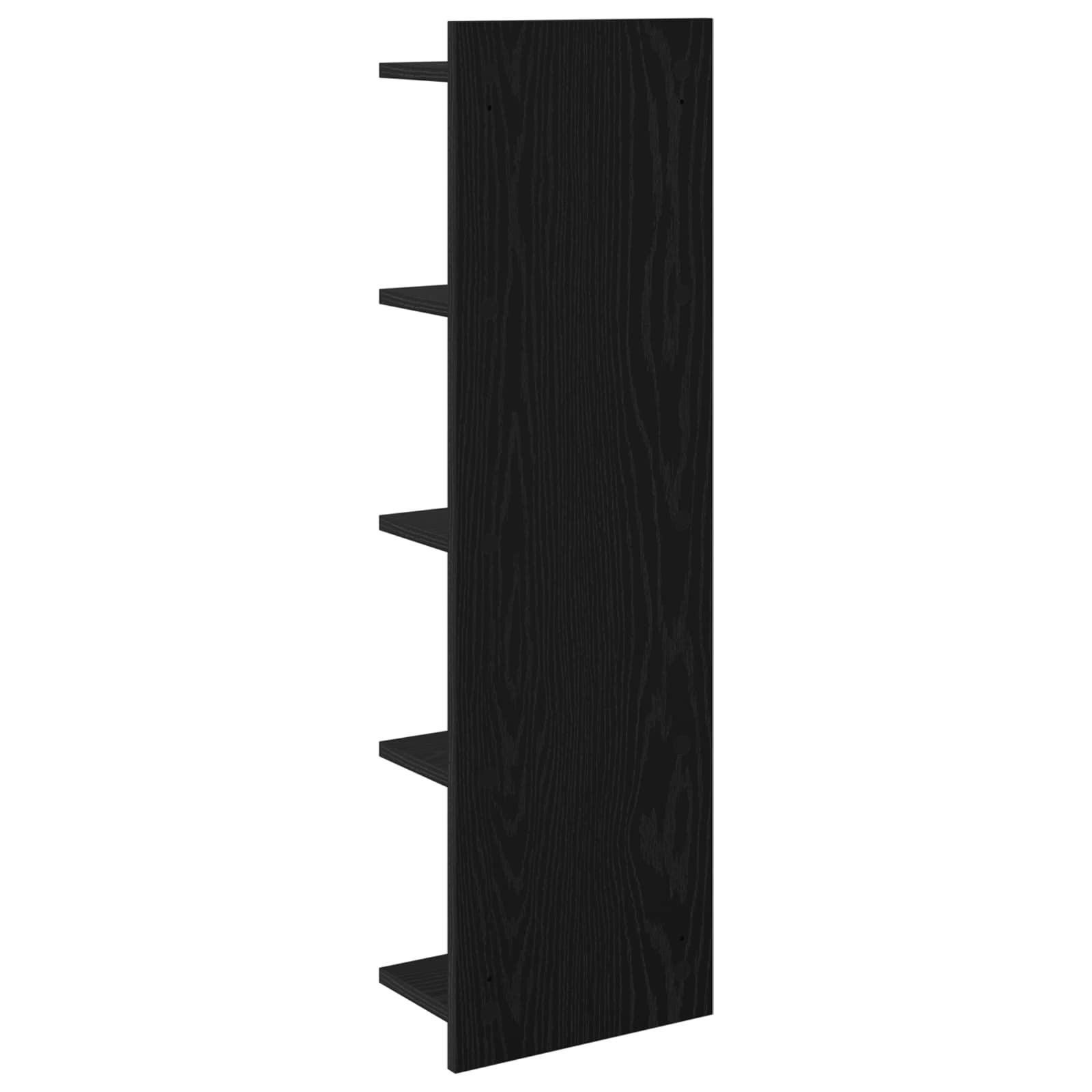 Sieninė lentyna 2 pcs Juodojo ąžuolo 30 x 15 x 100 cm