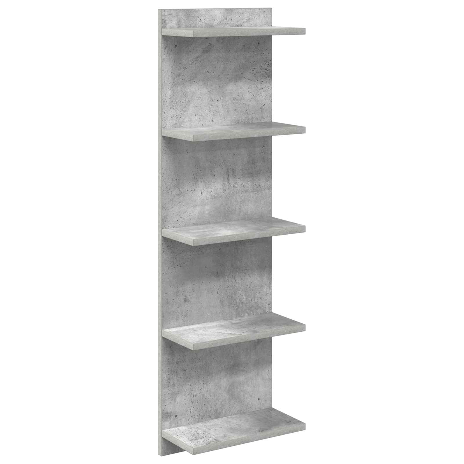 Sieninė lentyna Betono pilka 30 x 15 x 100 cm Apdirbta mediena