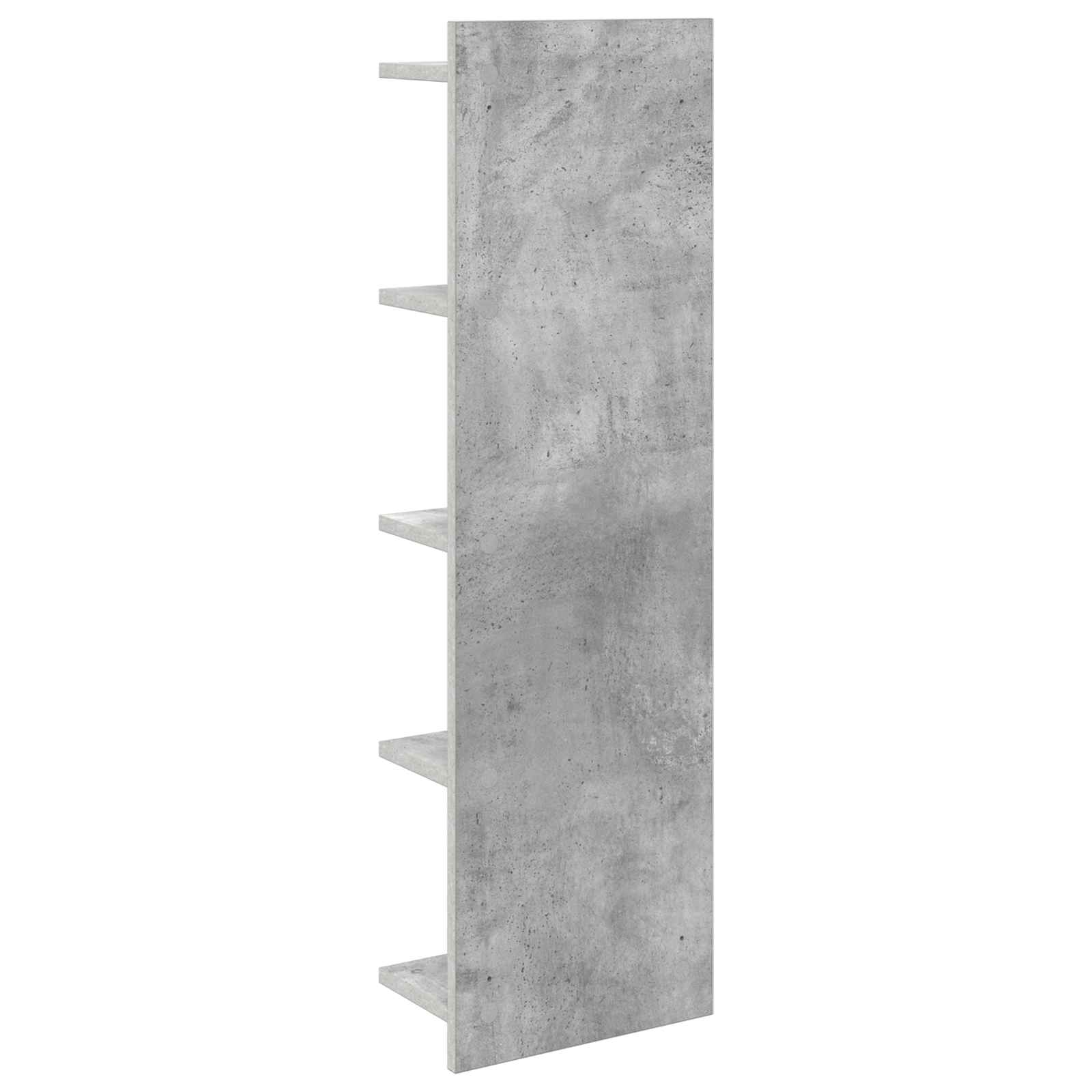Sieninė lentyna Betono pilka 30 x 15 x 100 cm Apdirbta mediena