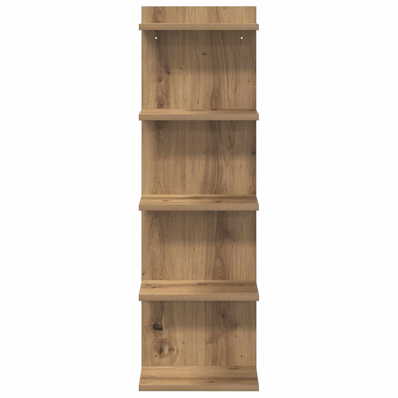 Sieninė lentyna 2 pcs Artisano ąžuolo 30 x 15 x 100 cm