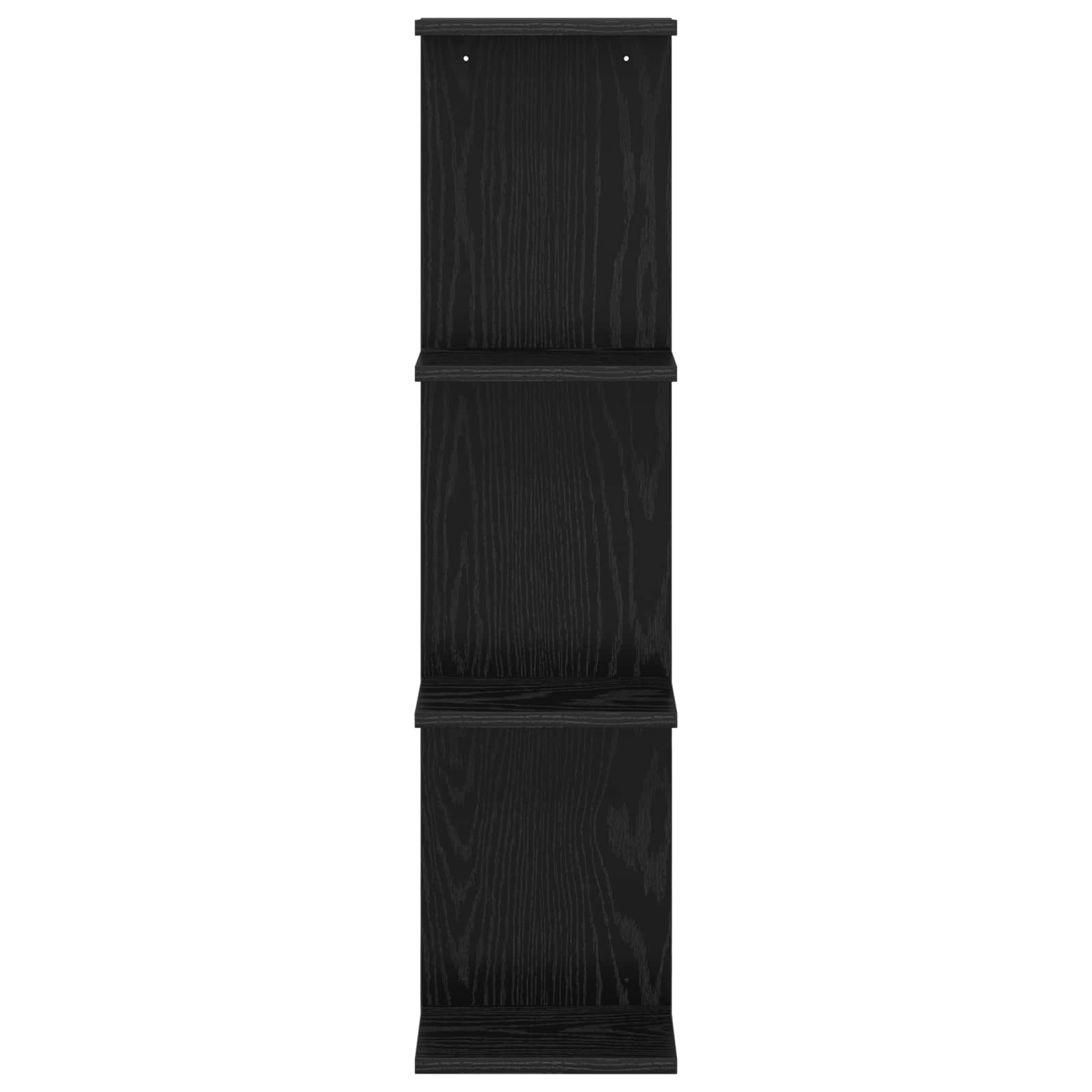 Sieninė lentyna 2 pcs Juodojo ąžuolo 22 x 15 x 100 cm