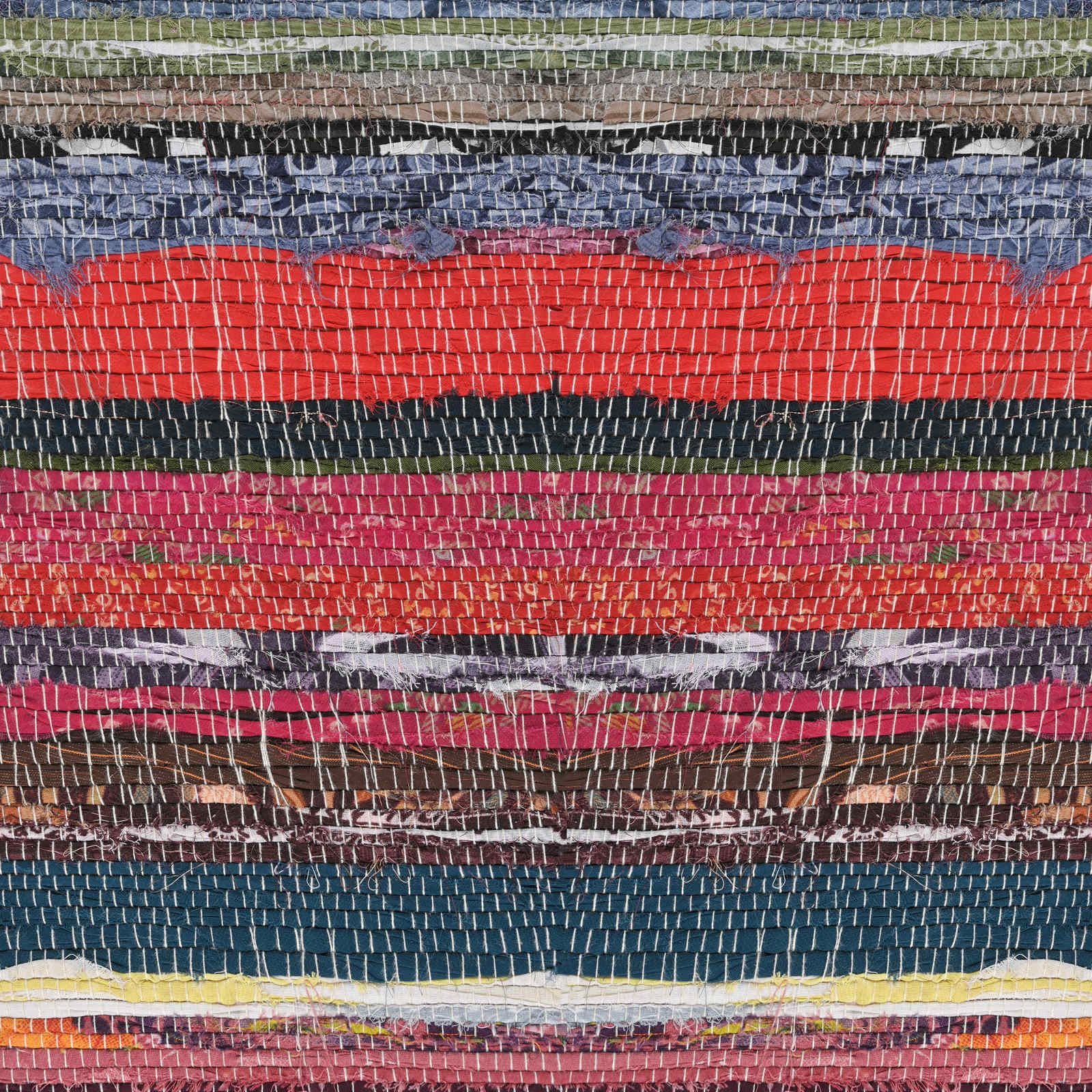 suoliukas 60 x 30 x 45 cm Tikra oda Įvairiaspalvis