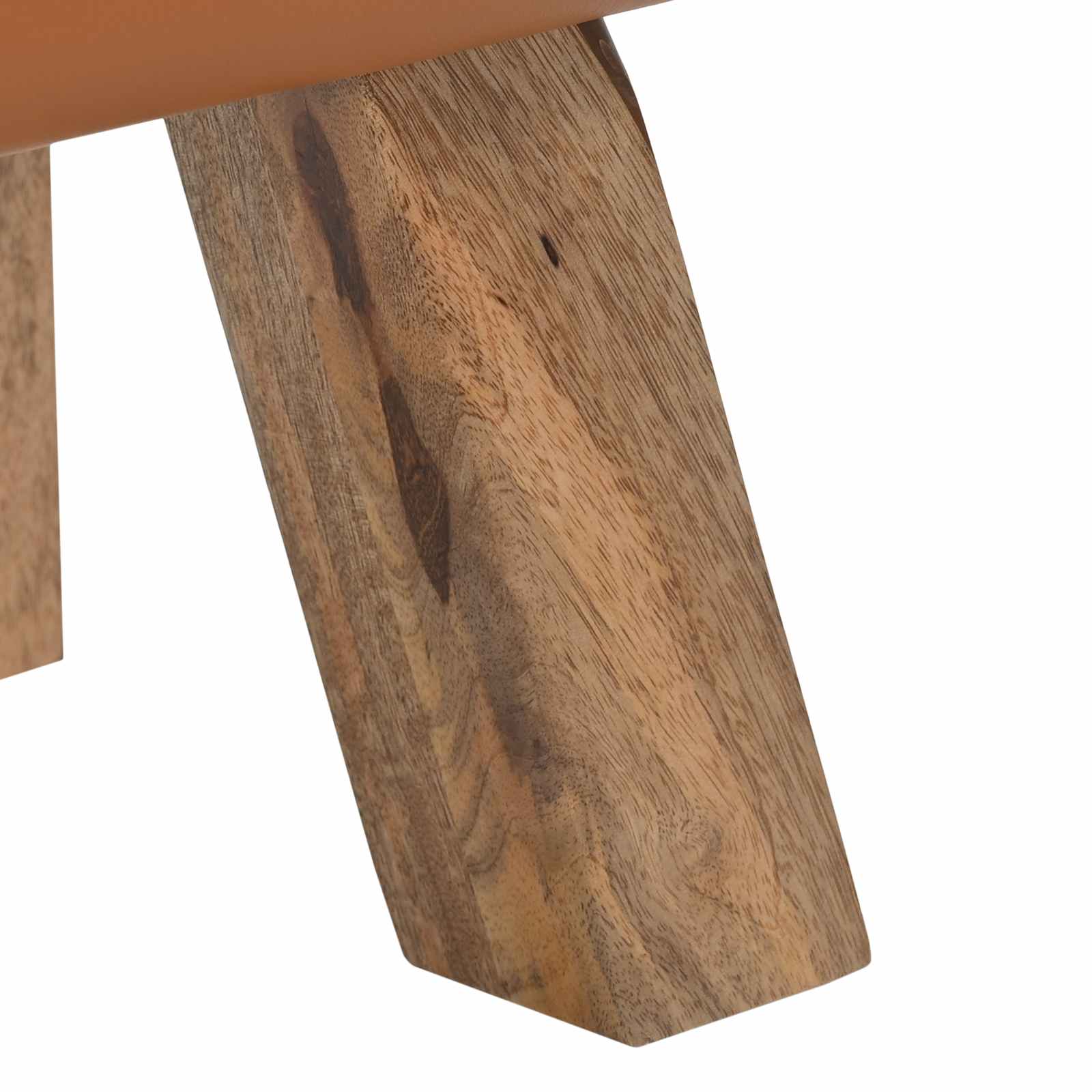 suoliukas Ruda 110 x 30 x 45 cm Tikra oda