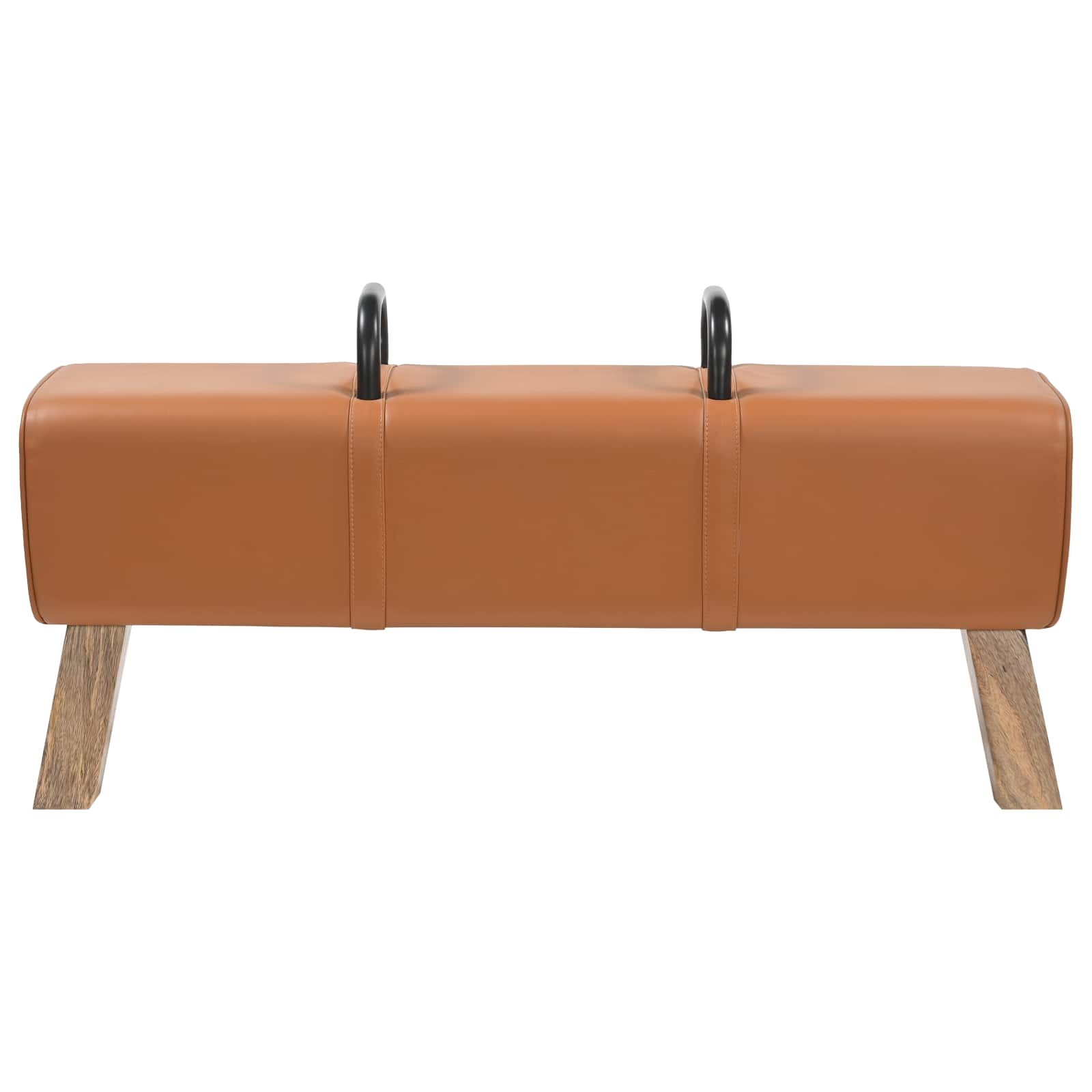 suoliukas Ruda 110 x 30 x 45 cm Tikra oda