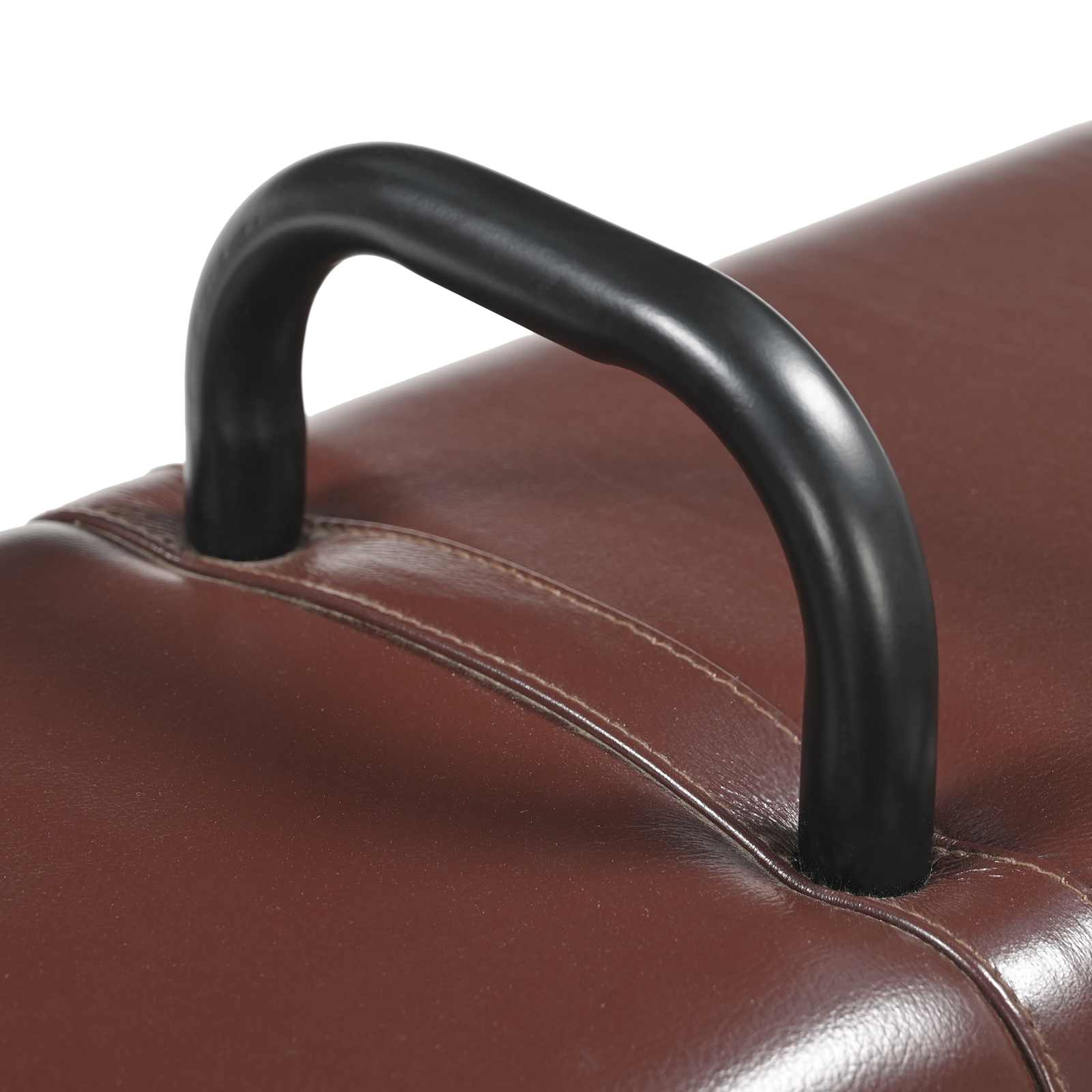 suoliukas Tamsiai rudas 110 x 30 x 45 cm Tikra oda