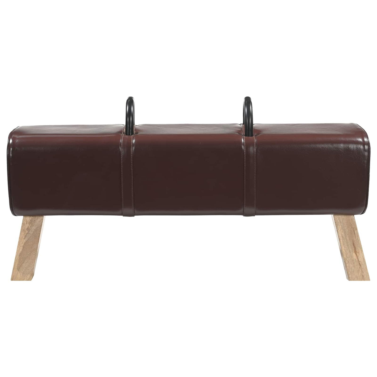 suoliukas Tamsiai rudas 110 x 30 x 45 cm Tikra oda