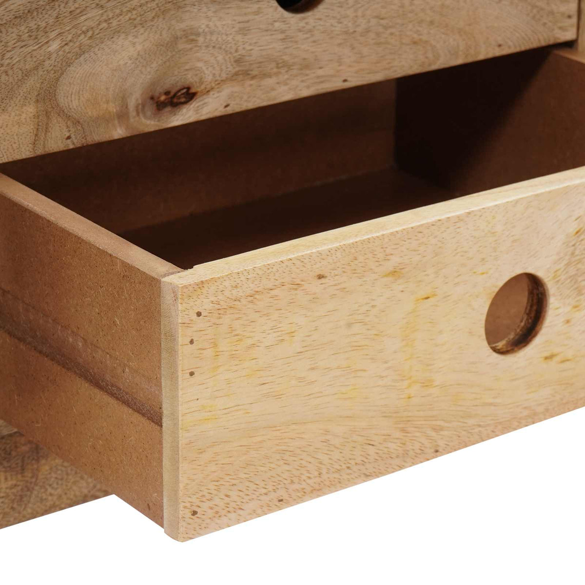 suoliukas 110 x 30 x 45 cm Tikra oda Tamsiai rudas