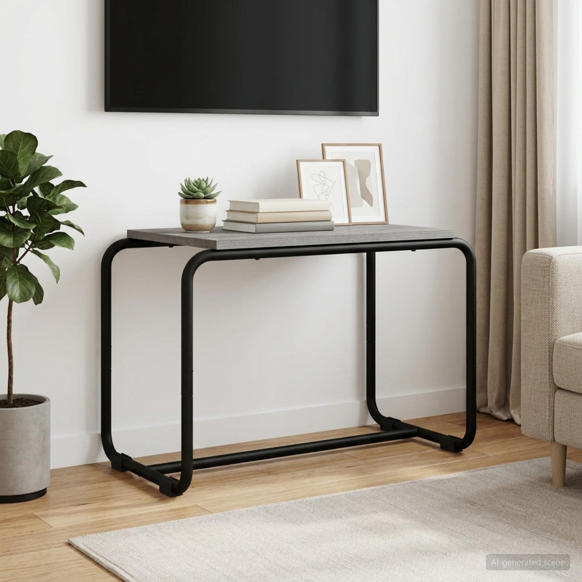 Televizoriaus stovas 60 x 35,5 x 42 cm Pilka Sonoma