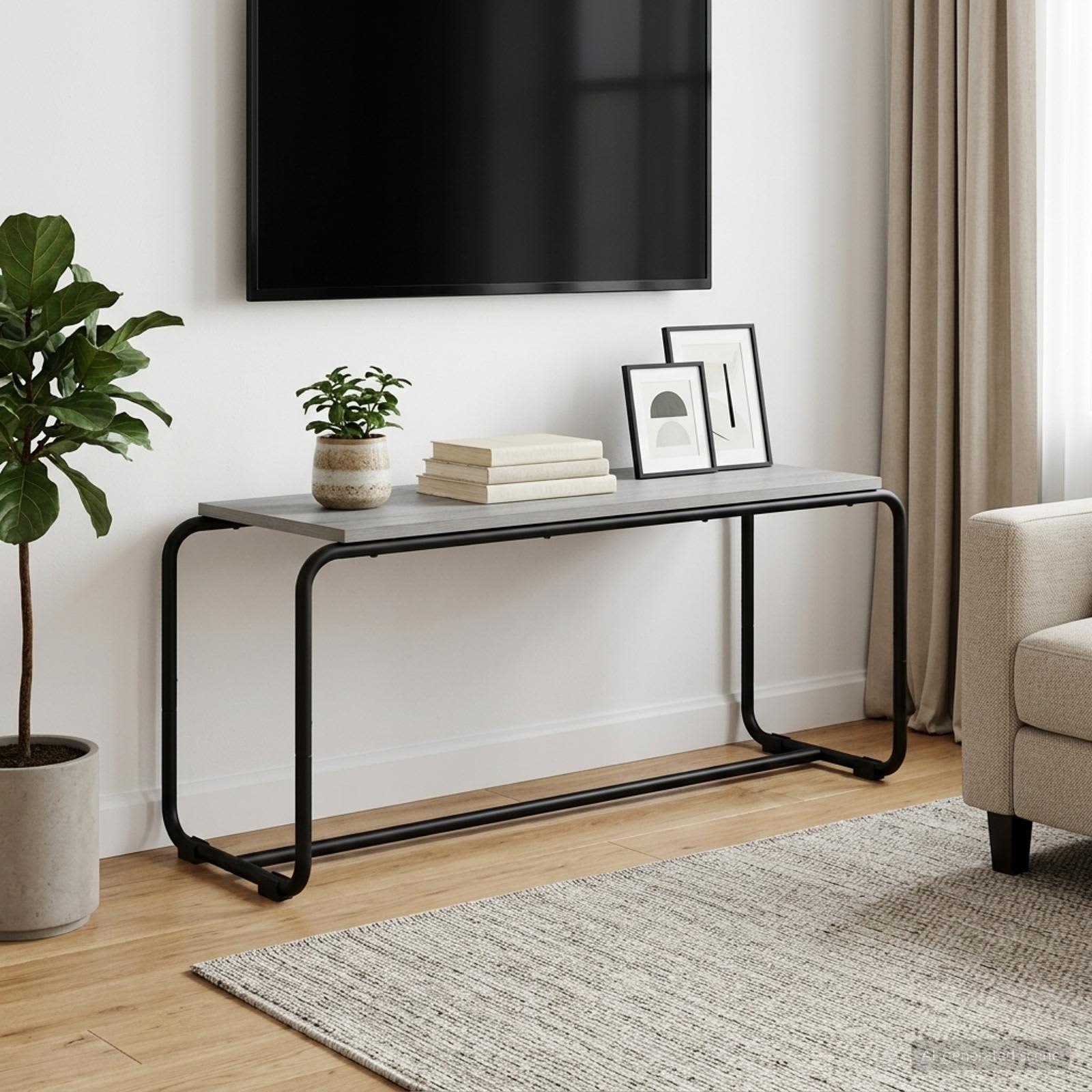 Televizoriaus stovas 98 x 35.5 x 42 cm Pilka Sonoma