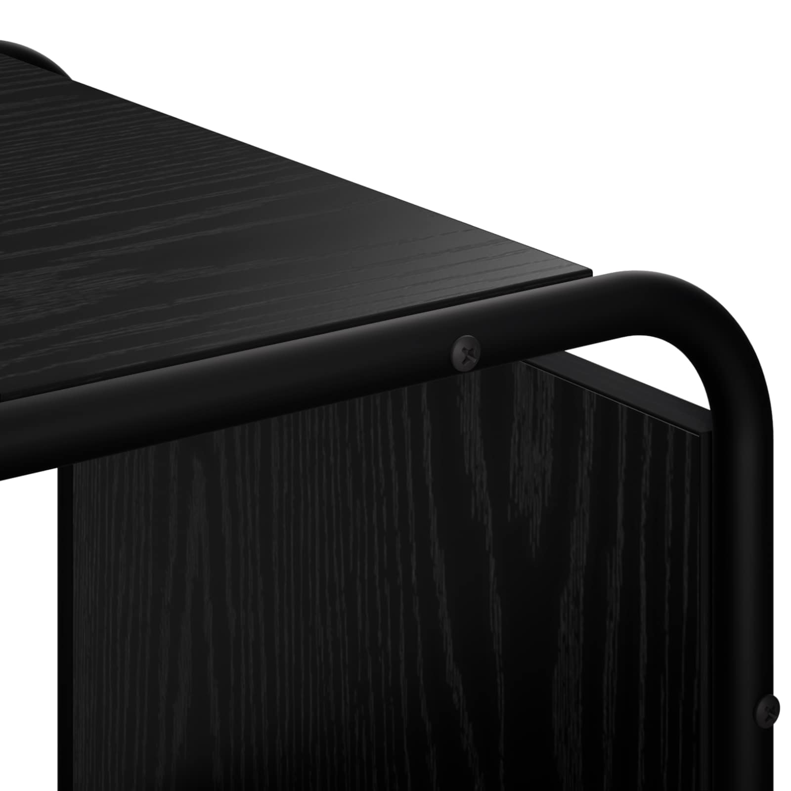 Komoda Juodojo ąžuolo 98 x 37.5 x 75.5 cm Apdorota mediena