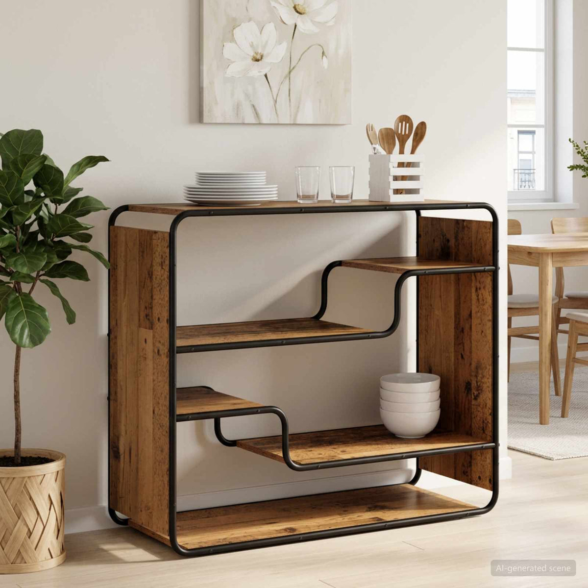 Komoda Sendintos medienos 98 x 37.5 x 75.5 cm Apdorota mediena