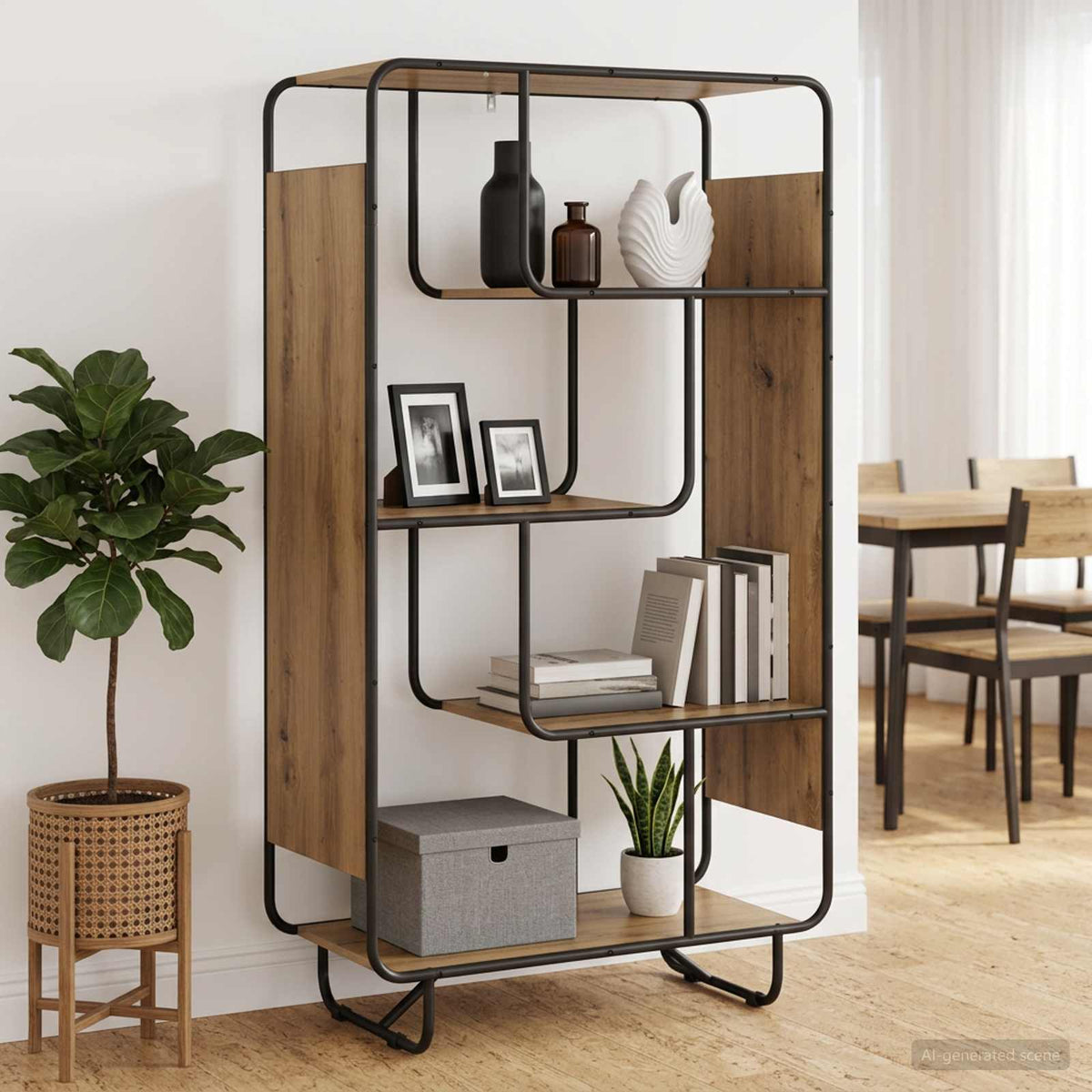 Aukšta spintelė Artisano ąžuolo 80 x 37.5 x 144 cm