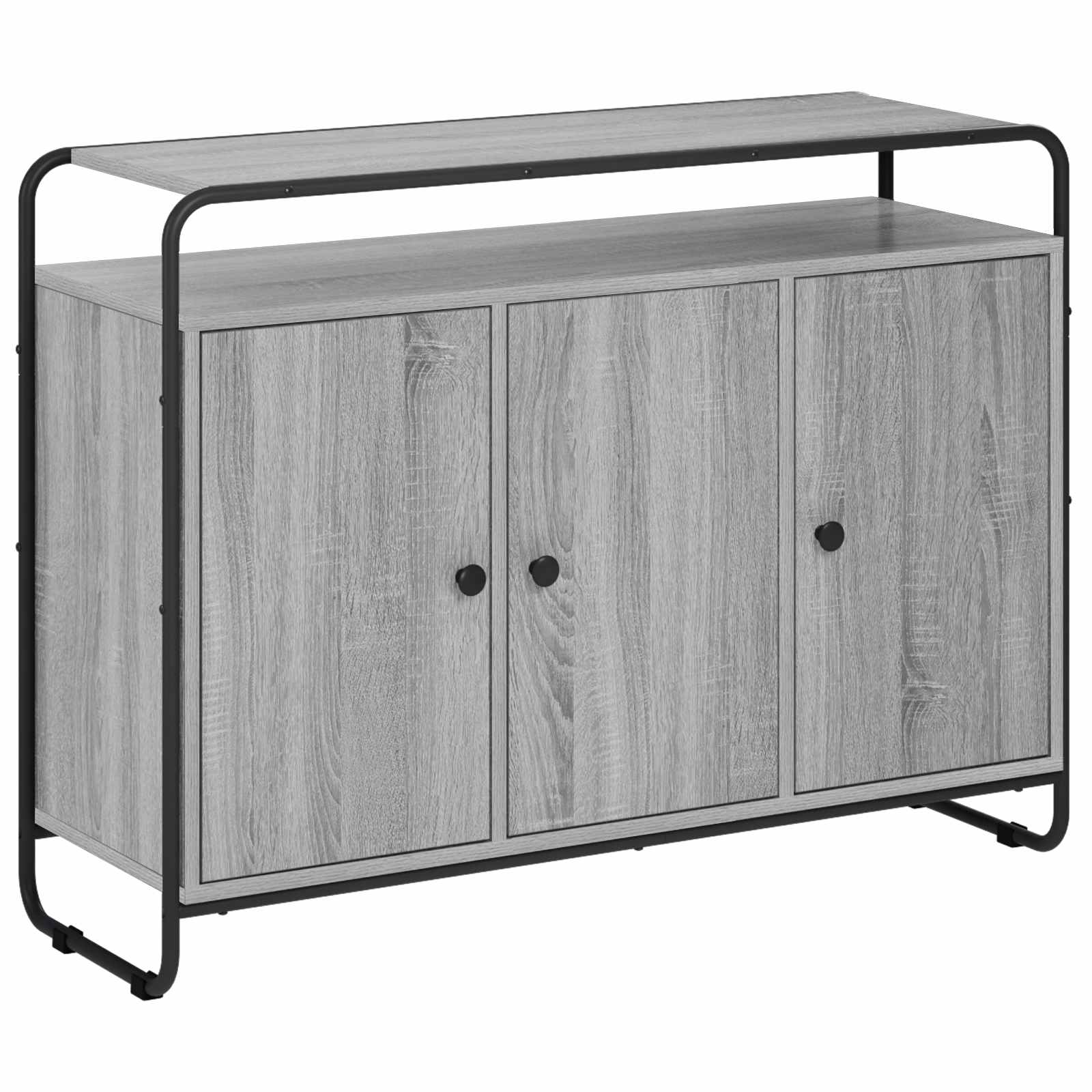 Komoda Pilka Sonoma 102 x 35 x 75 cm Apdirbta mediena