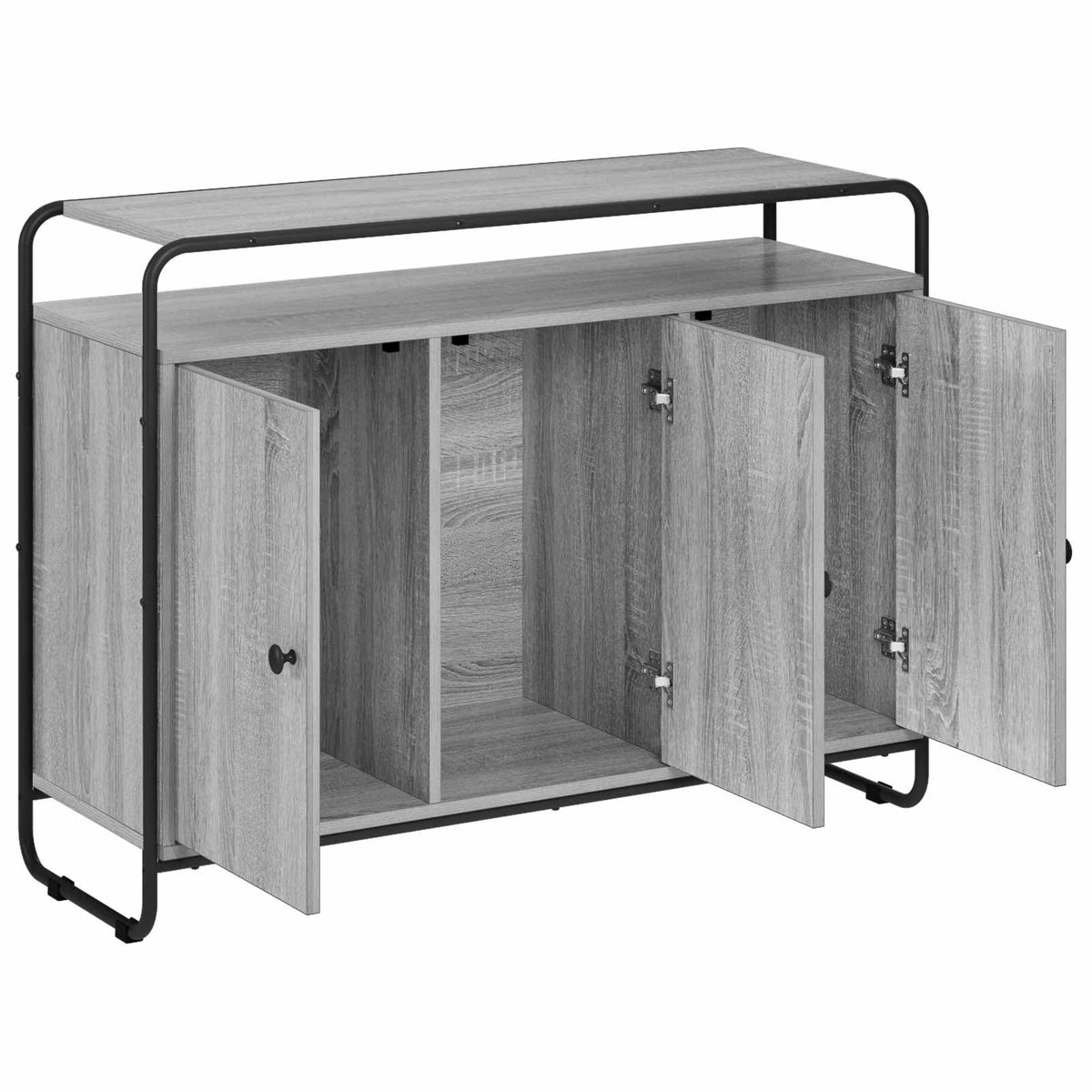 Komoda Pilka Sonoma 102 x 35 x 75 cm Apdirbta mediena