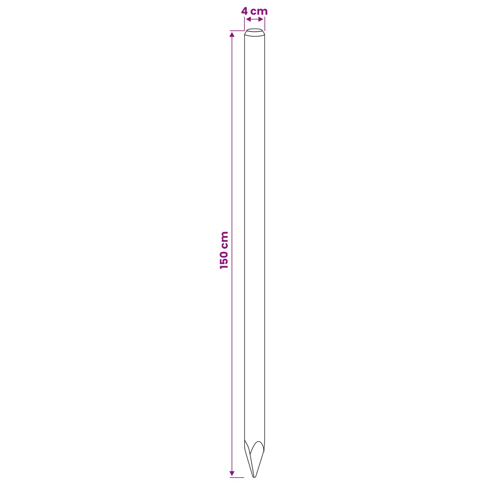 Tvorelių stulpai 15 vnt. Žalia 150 cm Pušies medienos masyvas