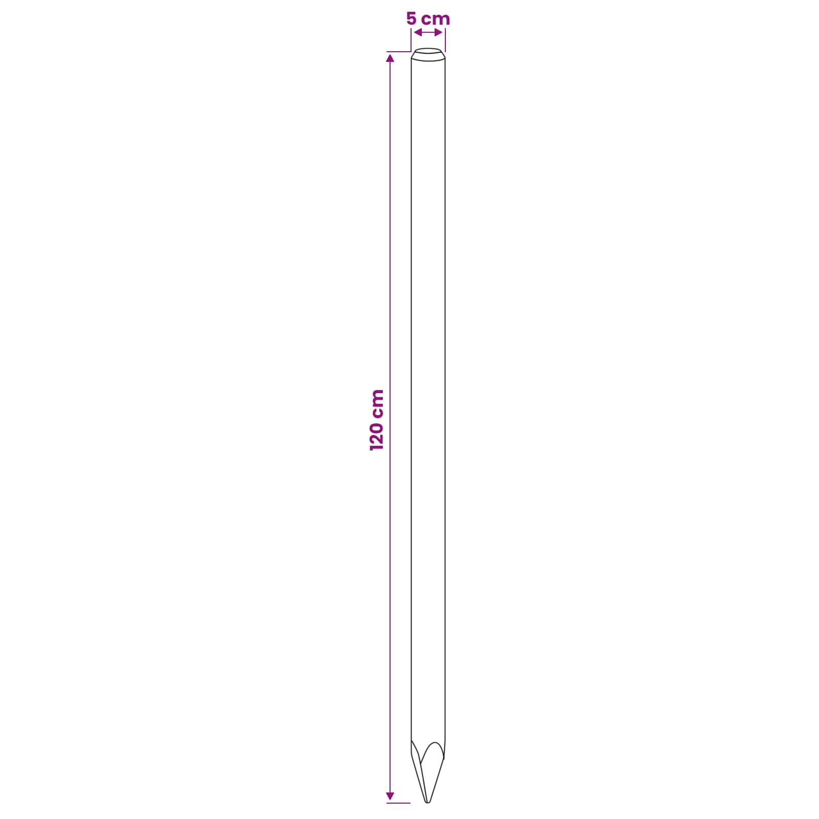 Tvorelių stulpai 15 vnt. Žalia 120 cm Pušies medienos masyvas