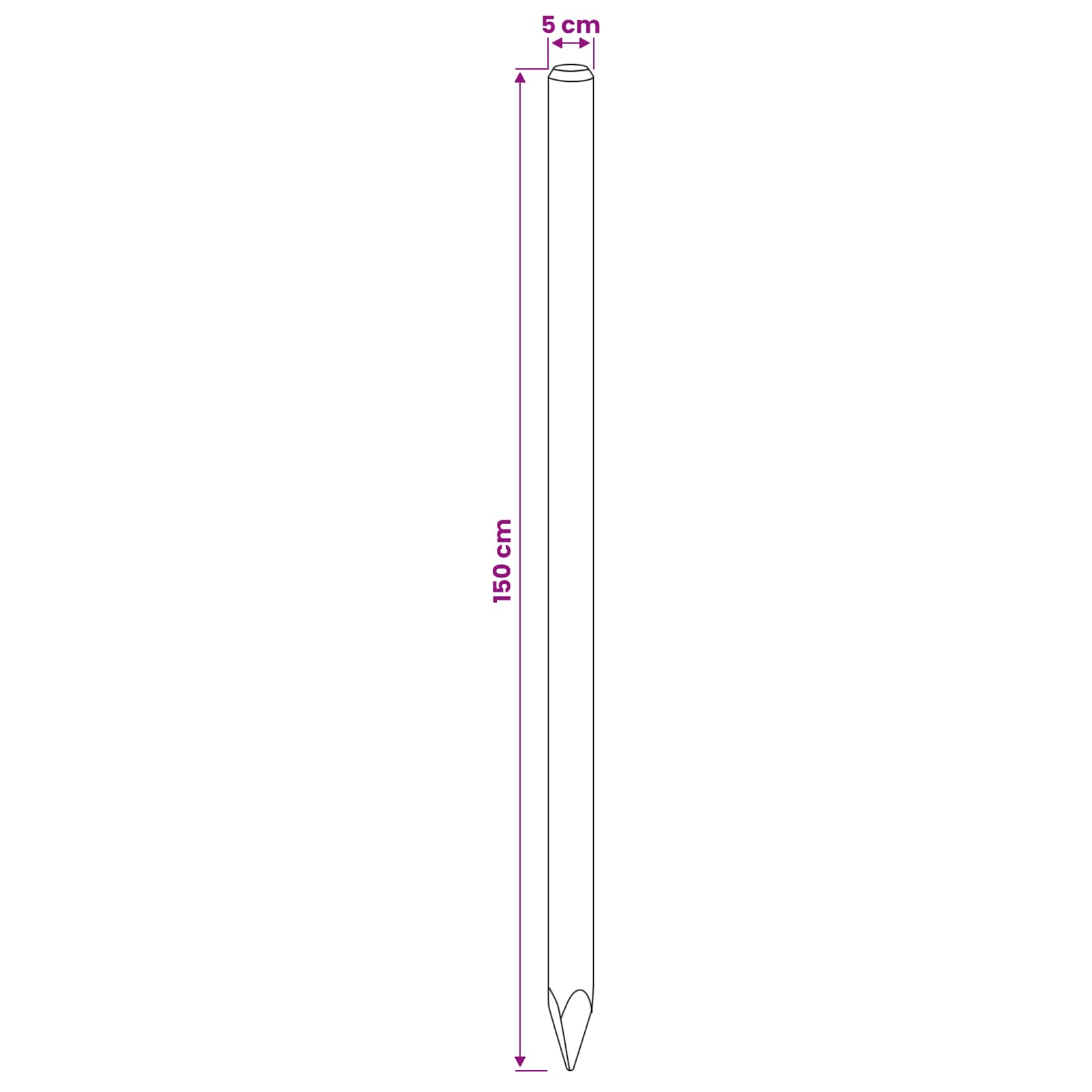 Tvorelių stulpai 12 vnt. Žalia 150 cm Pušies medienos masyvas