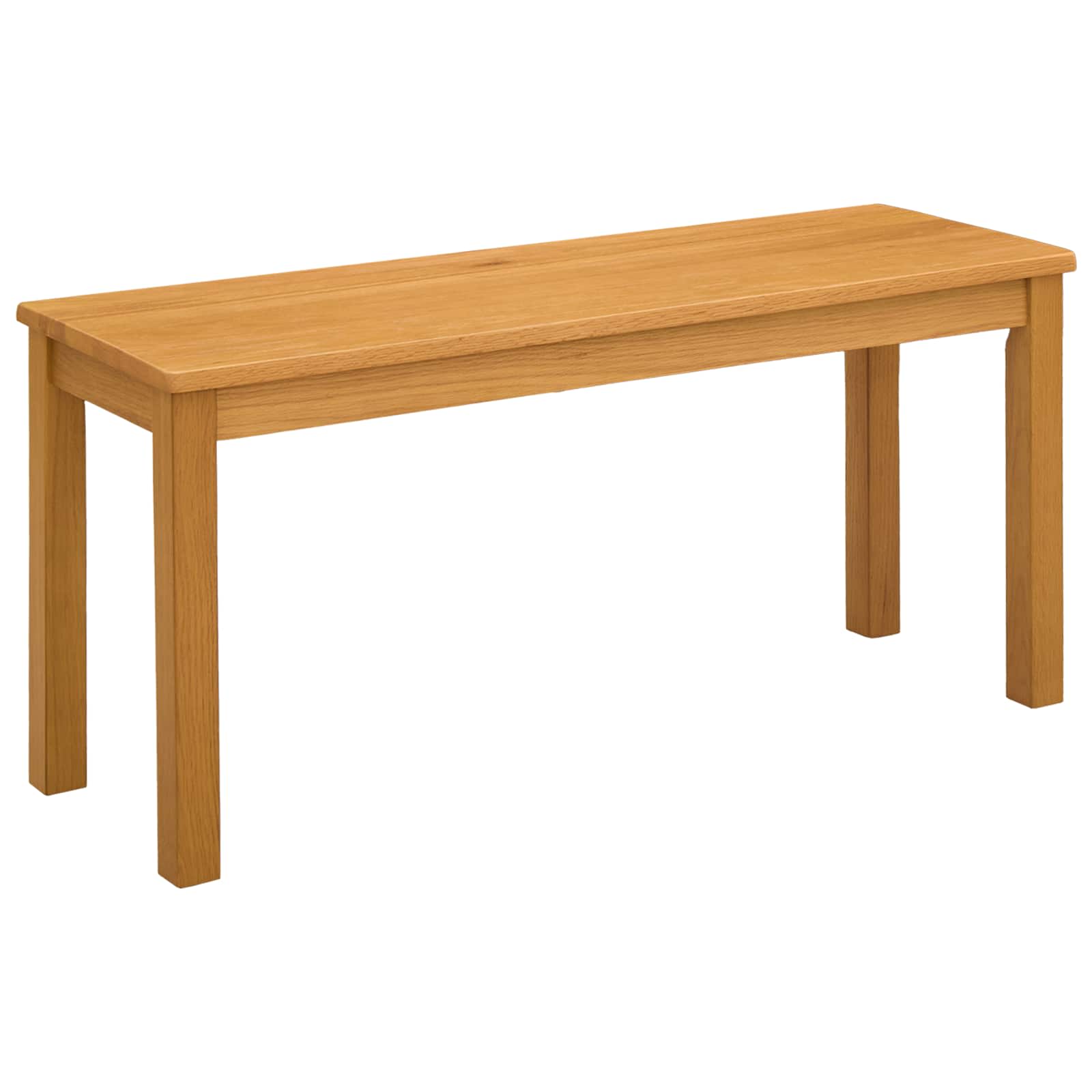 Valgomojo suolas 95 x 32 x 45 cm Kietas ąžuolo medis Natūrali