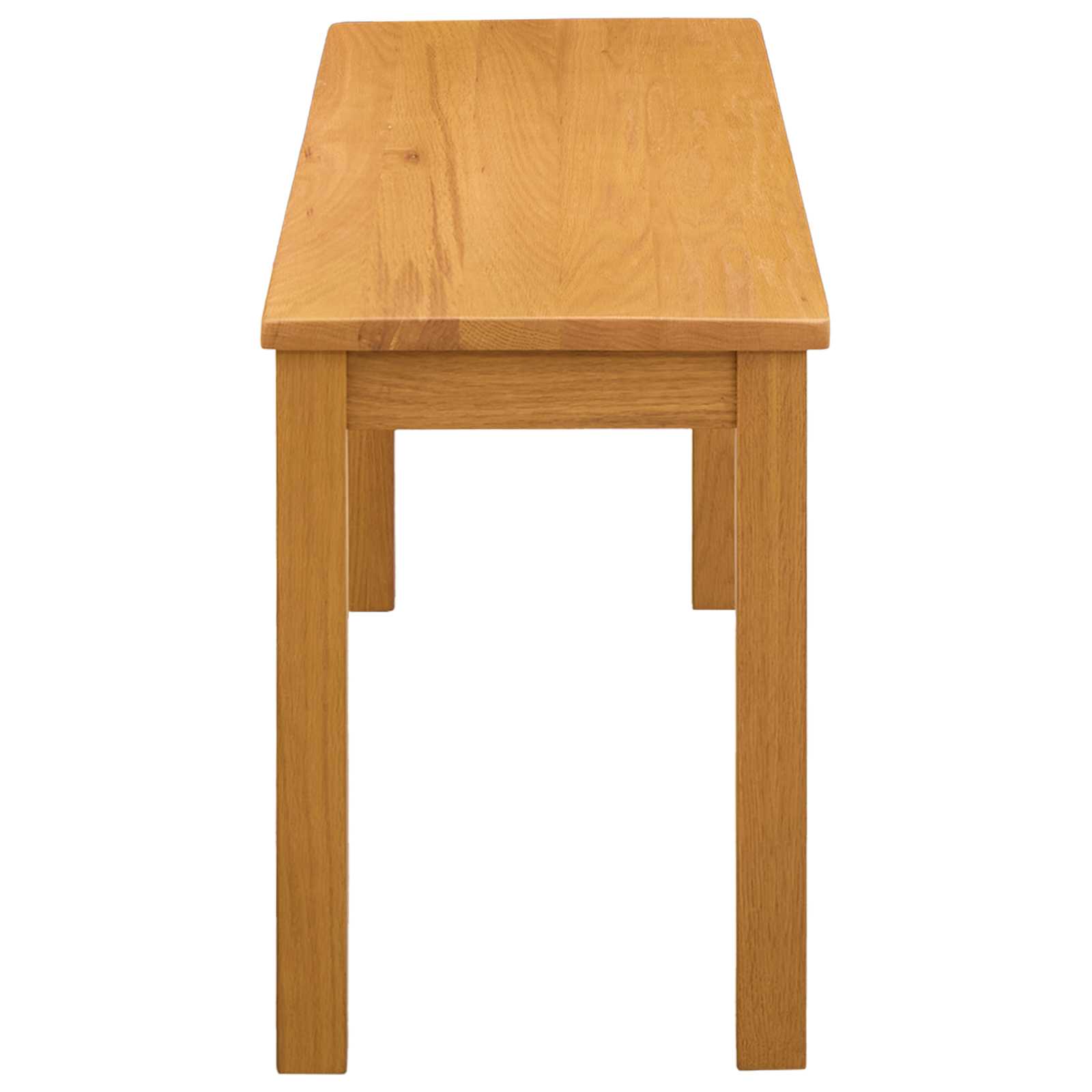 Valgomojo suolas 95 x 32 x 45 cm Kietas ąžuolo medis Natūrali