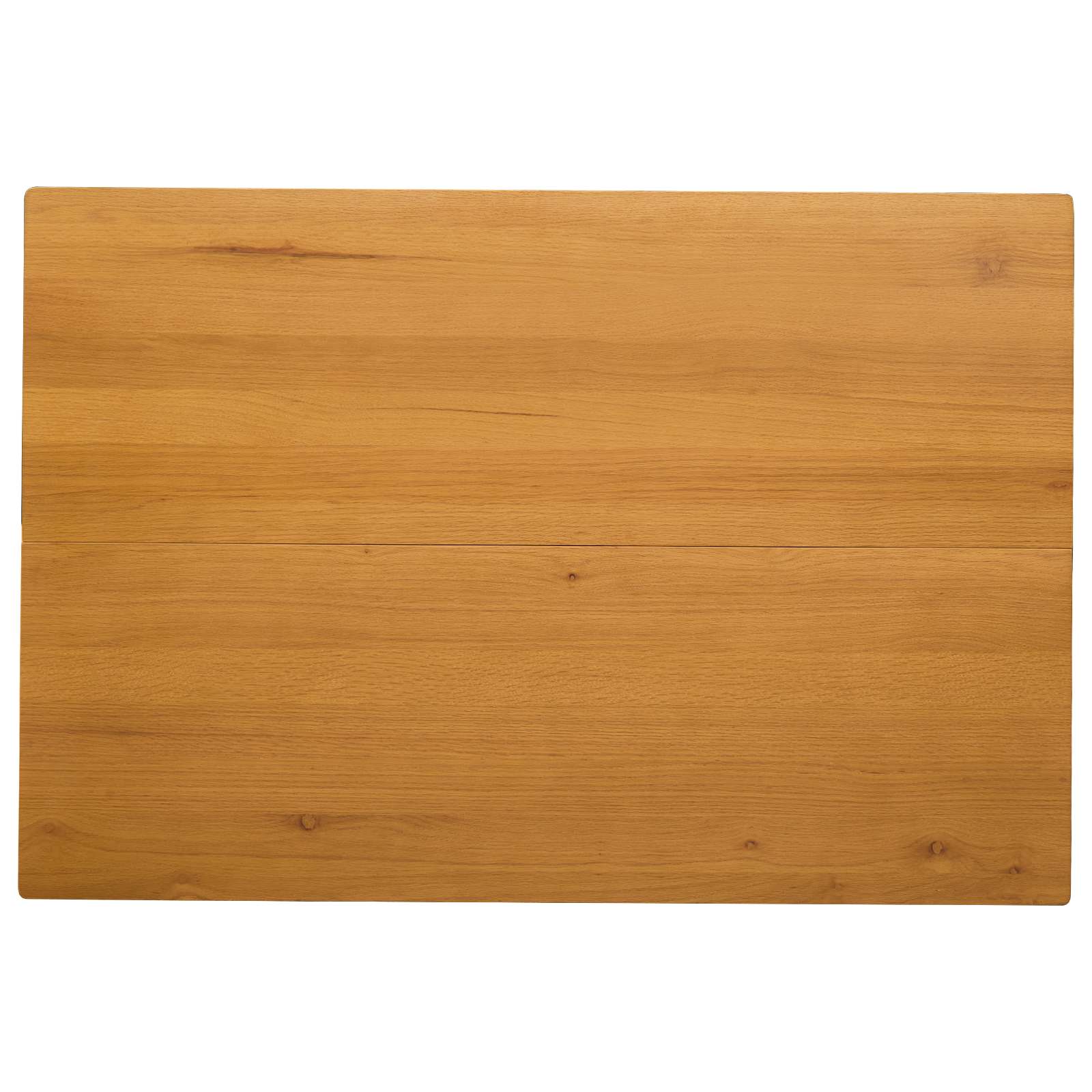 Valgomojo stalas 110 x 75 x 75 cm Kietas ąžuolo medis Natūrali