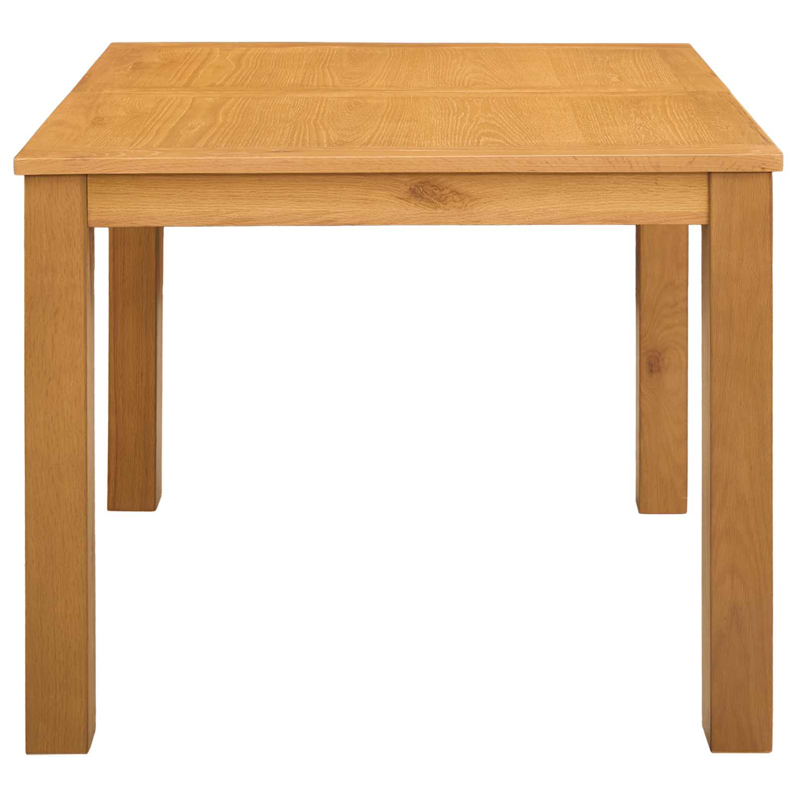 Valgomojo stalas 90 x 90 x 75 cm Kietas ąžuolo medis Natūrali