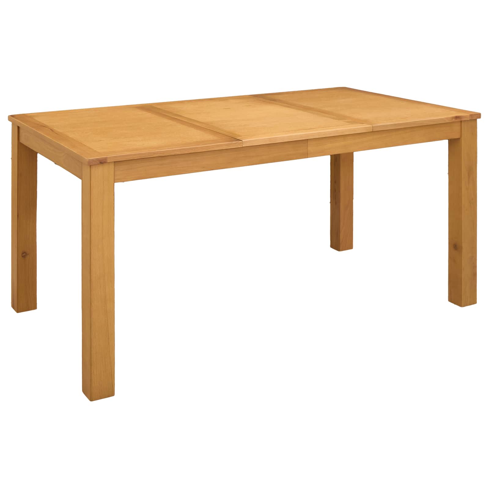 Valgomojo stalas 150 x 85 x 75 cm Kietas ąžuolo medis Natūrali