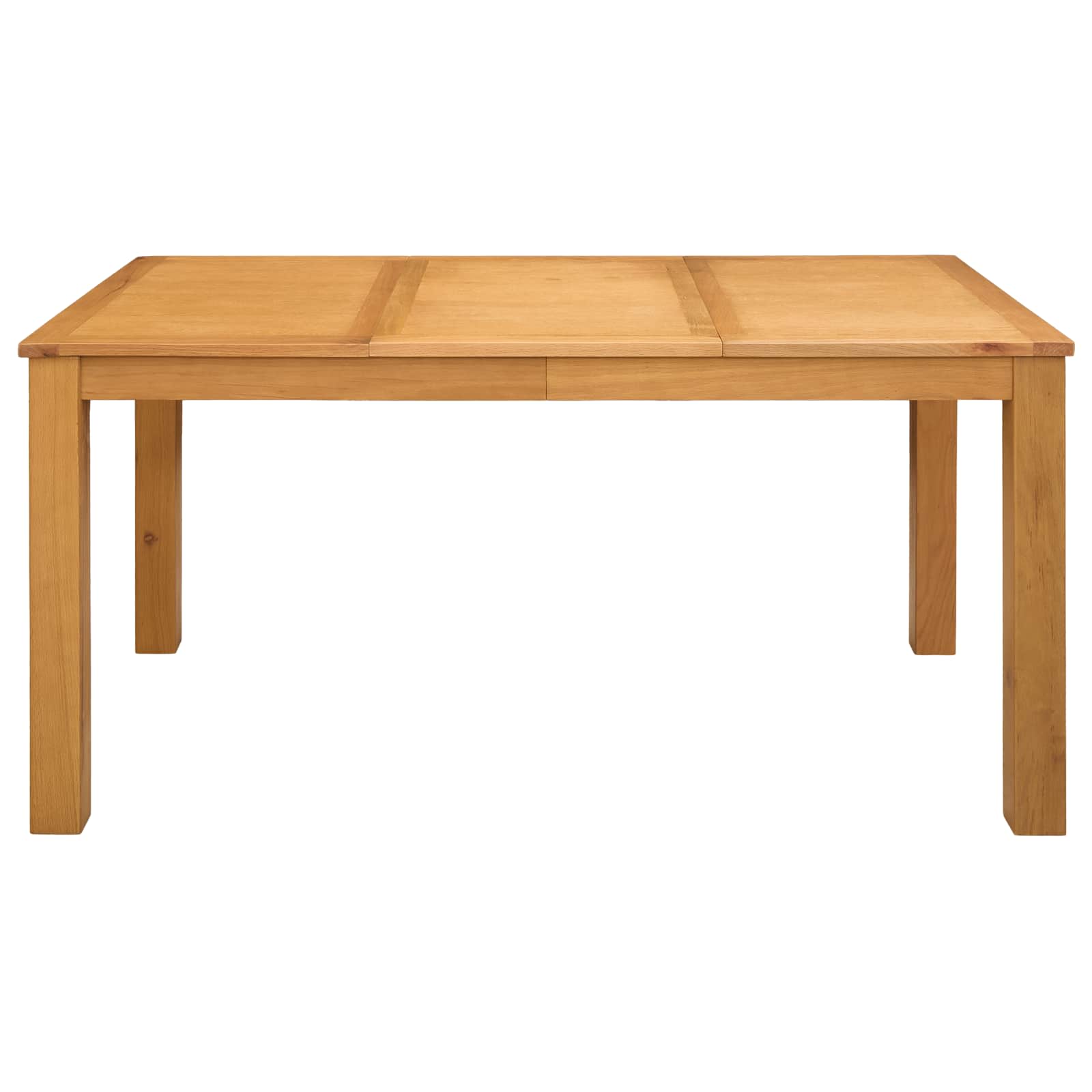 Valgomojo stalas 150 x 85 x 75 cm Kietas ąžuolo medis Natūrali