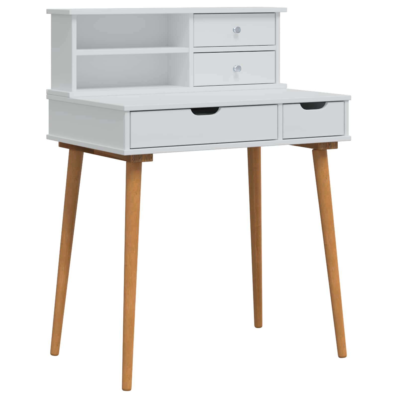Tualetės rinkinys FAUSKE 2 vnt. Balta 76 x 50 x 103,5 cm