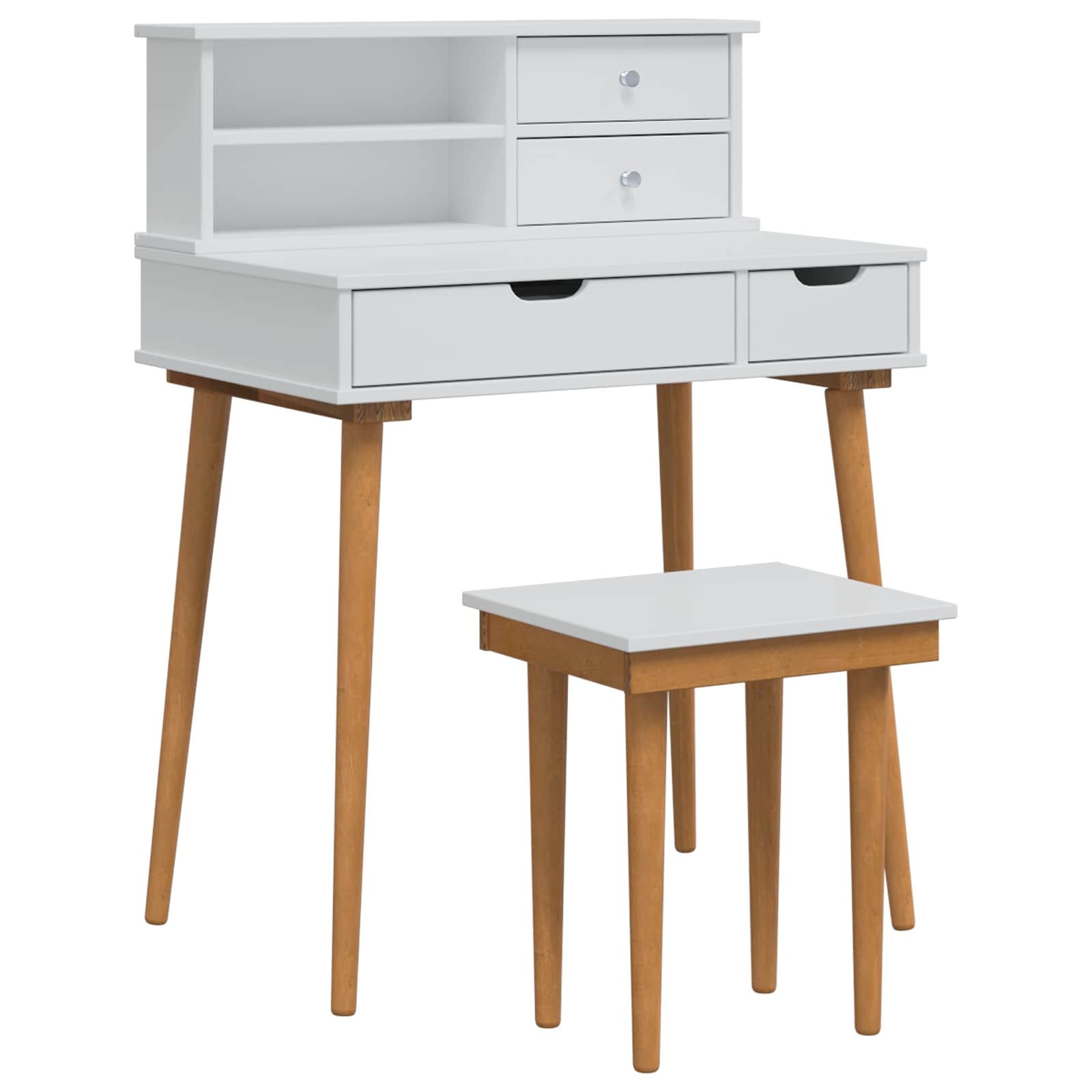 Tualetės rinkinys FAUSKE 3 pcs Balta 76 x 50 x 103,5 cm