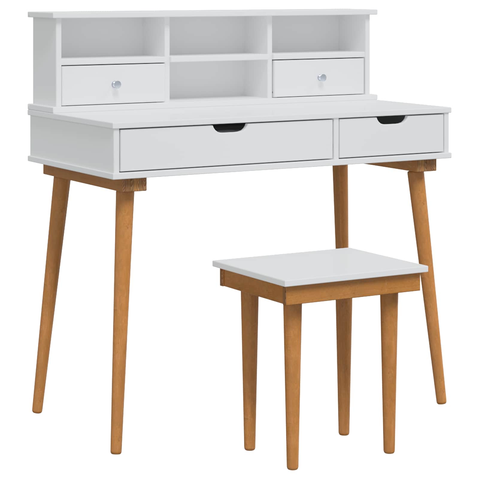 Tualetės rinkinys FAUSKE 3 pcs Balta 100 x 50 x 103,5 cm