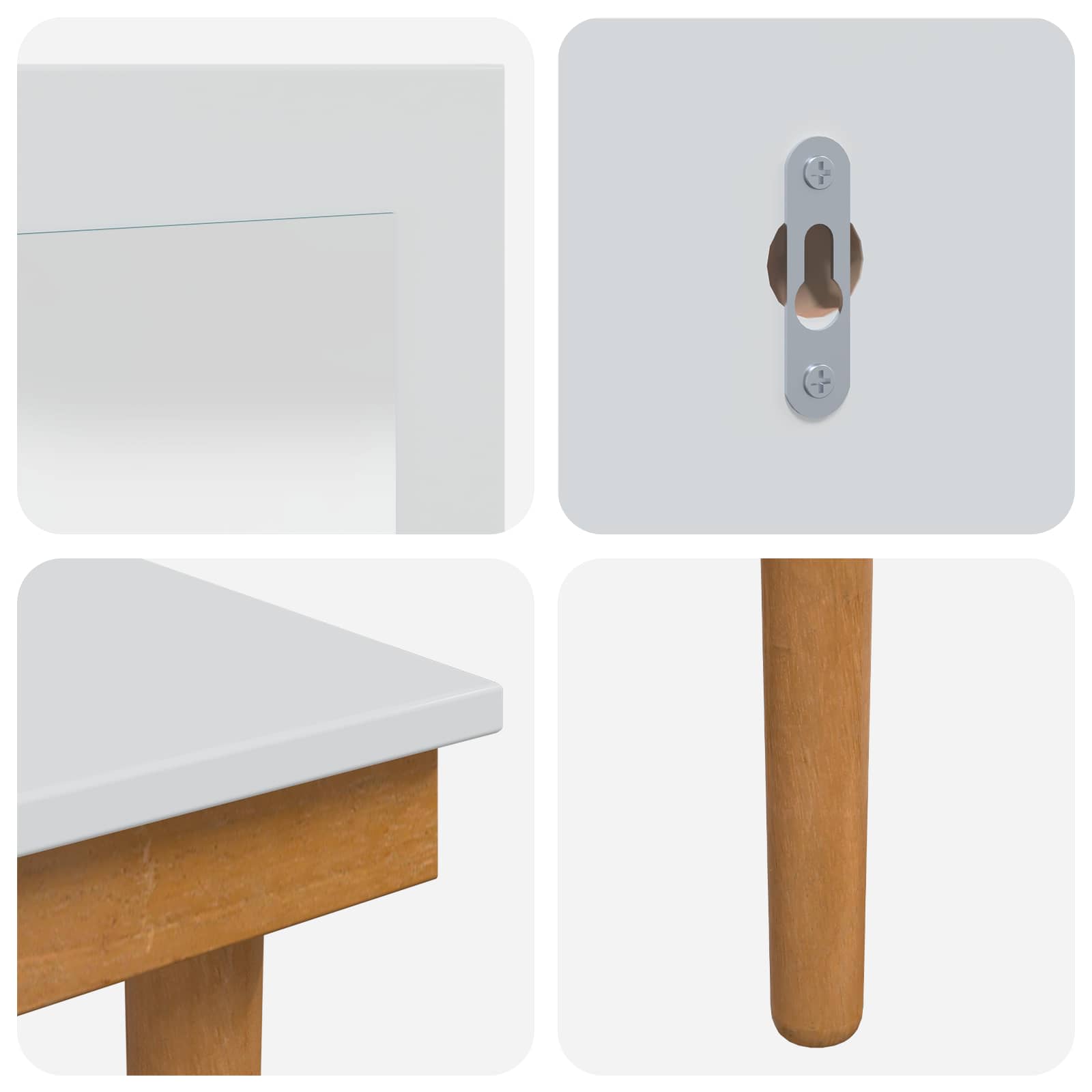 Tualetės rinkinys FAUSKE 3 pcs Balta 100 x 50 x 143 cm