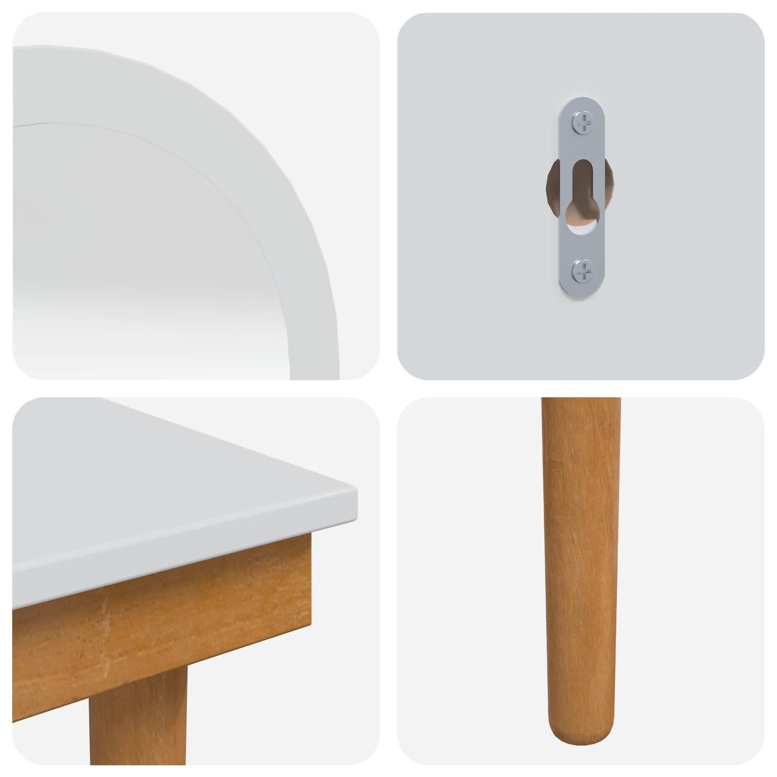 Tualetės rinkinys FAUSKE 3 pcs Balta 100 x 50 x 143 cm