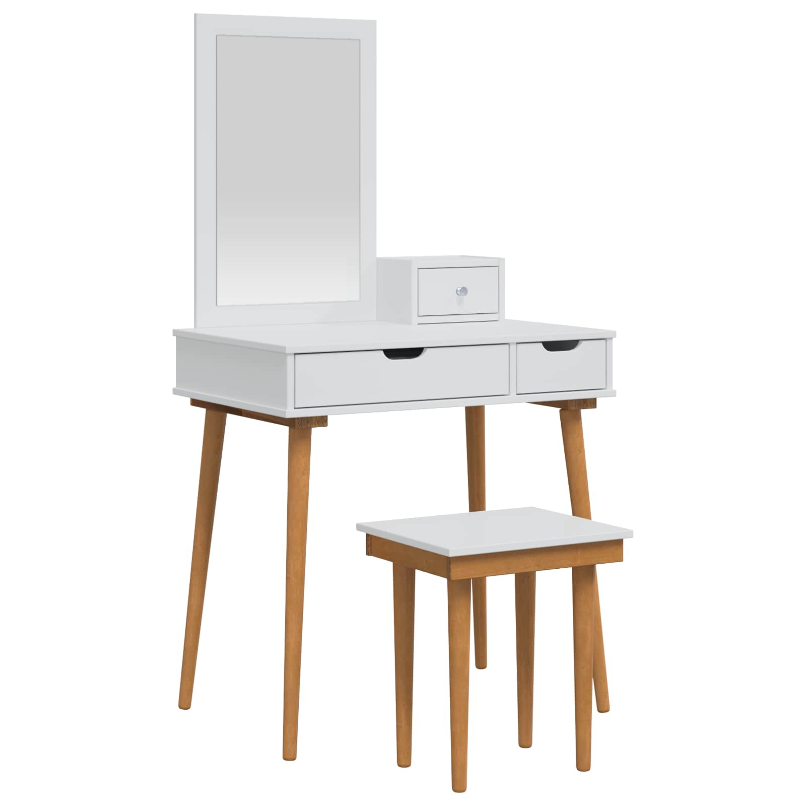 Tualetės rinkinys FAUSKE 4 pcs Balta 76 x 50 x 143 cm