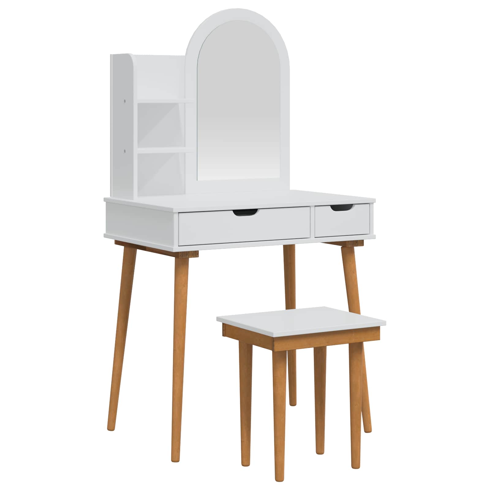 Tualetės rinkinys FAUSKE 4 pcs Balta 76 x 50 x 143 cm