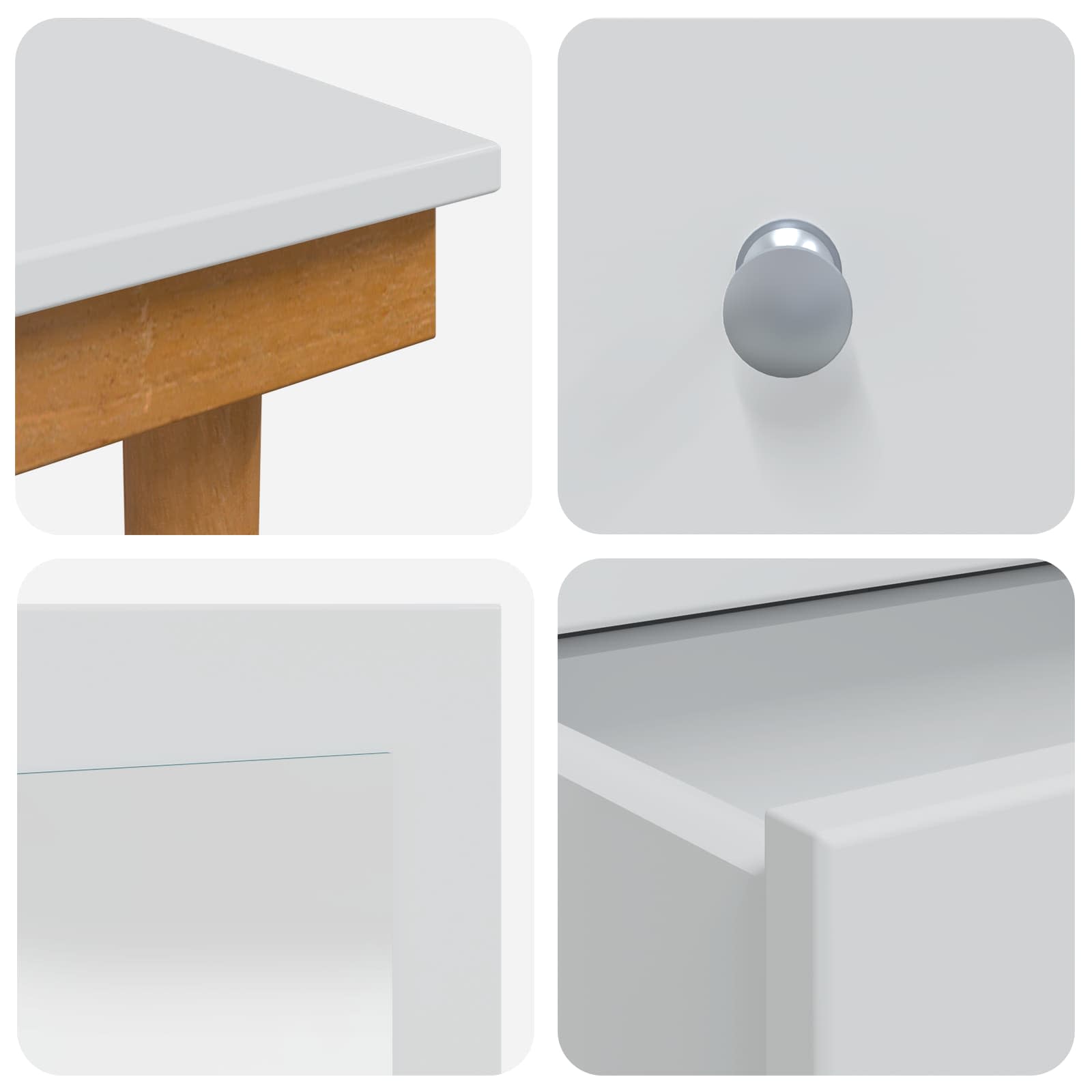 Tualetės rinkinys FAUSKE 5 pcs Balta 100 x 50 x 143 cm
