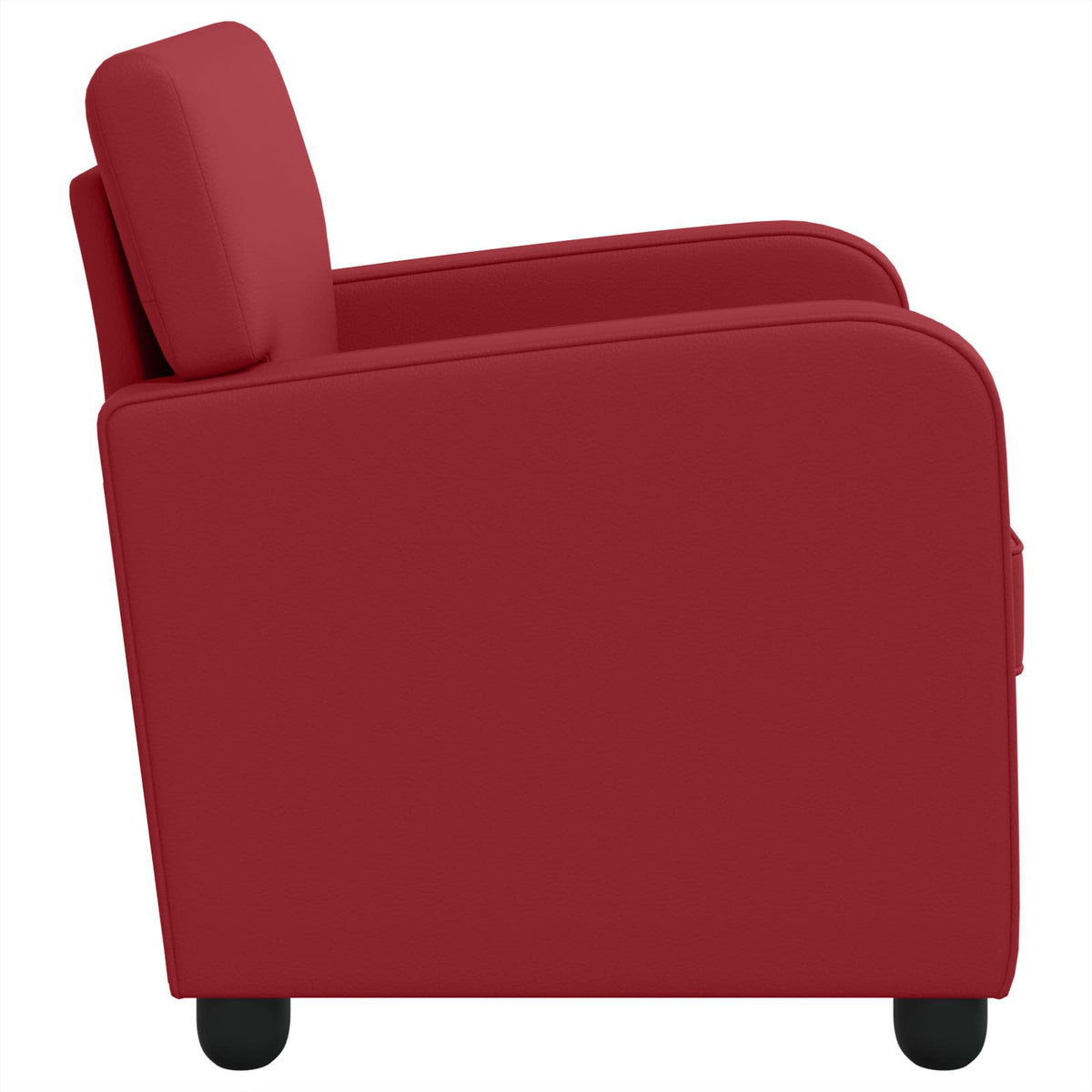 Krėslas Vyno raudona Dirbtinė oda