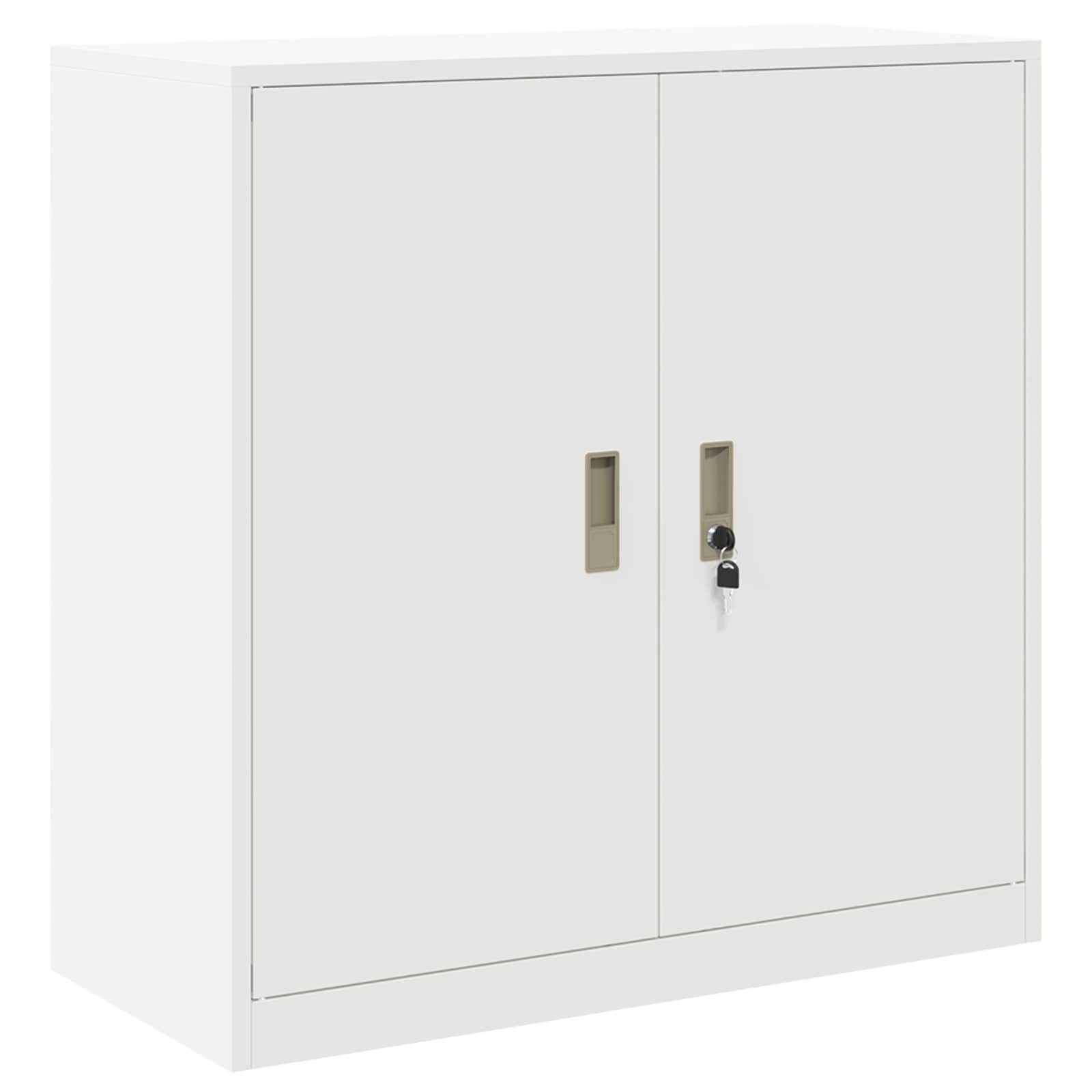Oppbevaringsskap 2 vnt. Baltas 90 x 40 x 130 cm Plienas